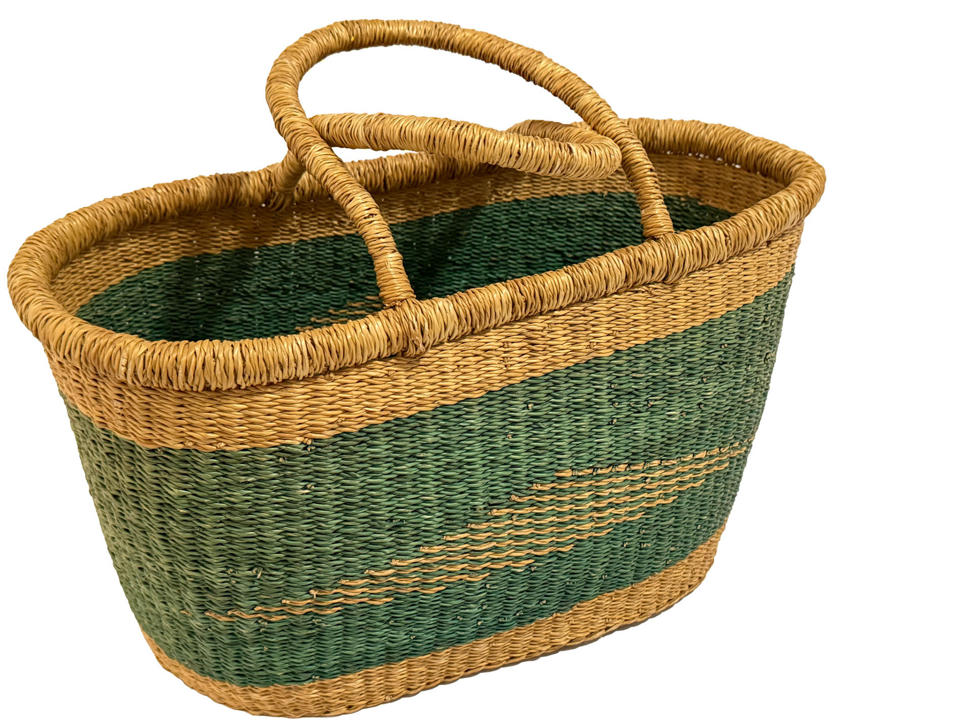 Handwoven Bolga Farmer's Basket