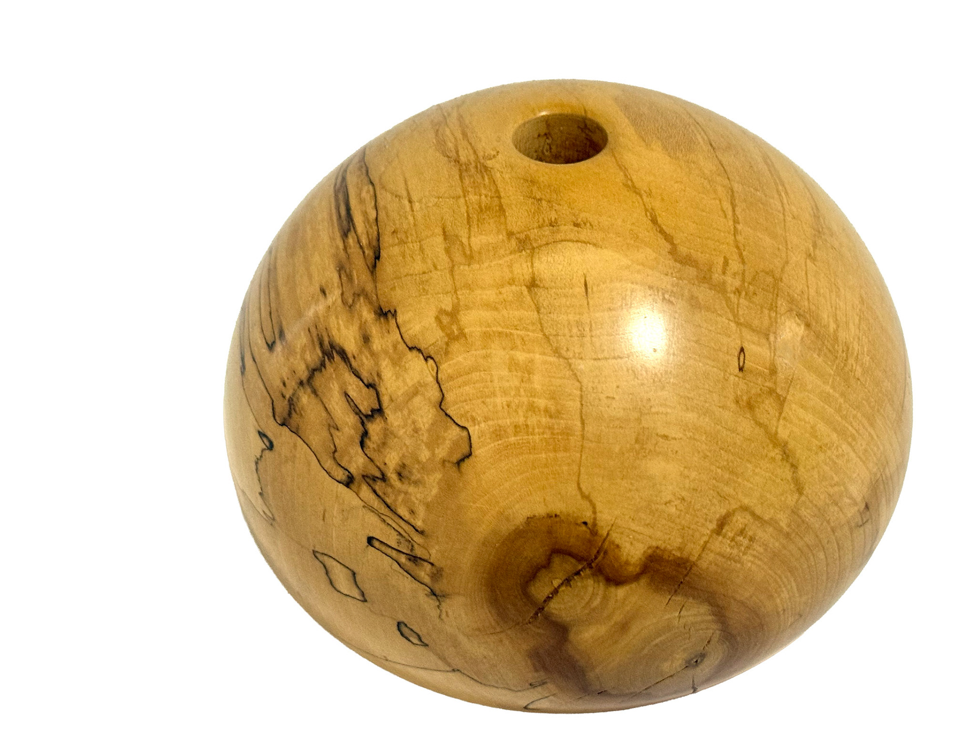 Splated Maple Bud Vase (Height: 4 in, Diameter: 5.5 in)