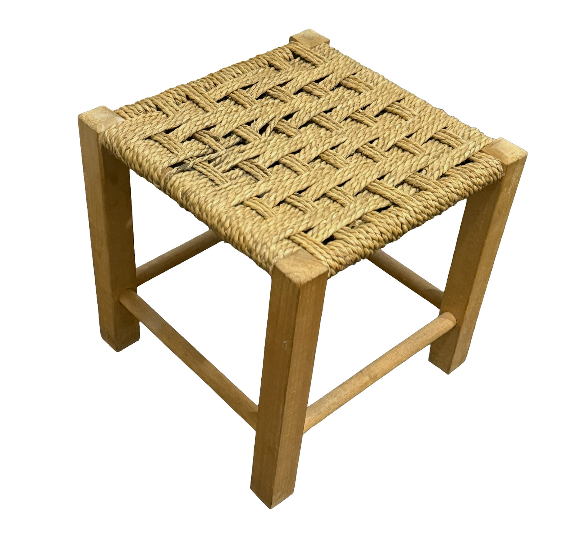 Woven Seagrass Footstool
