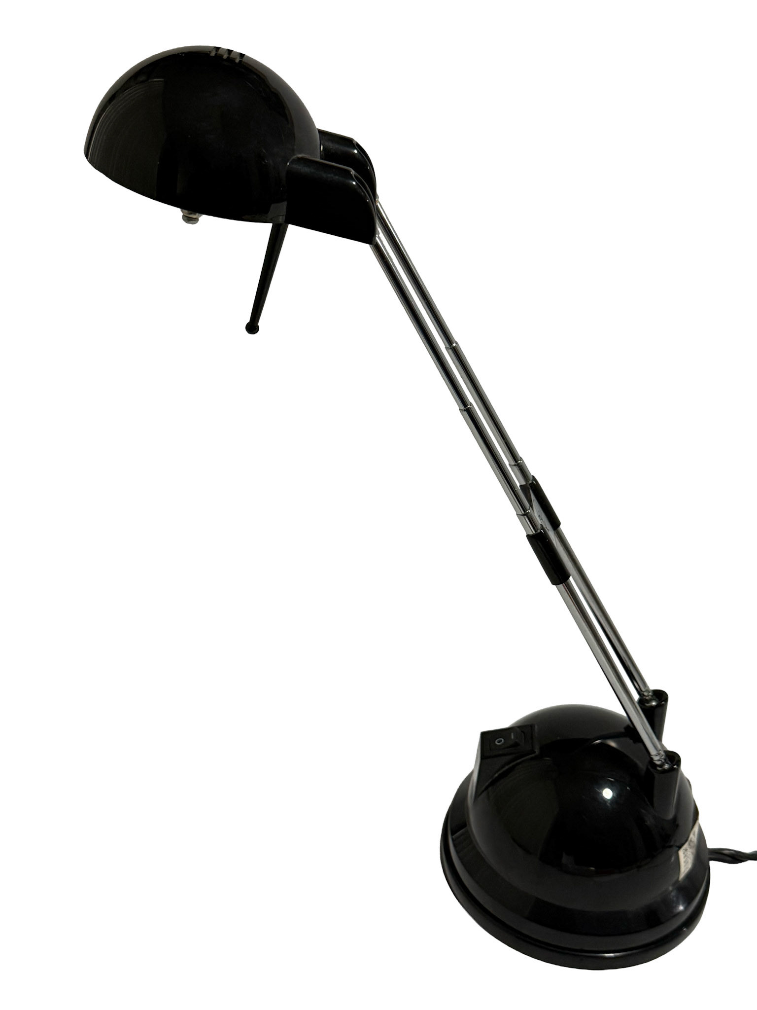 IKEA 90s Espressivo Telescopic Desk Lamp (Height: Adjustable 10.6 in to 19.7 in ) (.Base Diameter Approximately 14.7 in) (.Shade Diameter: Approximately.  3.1 in).