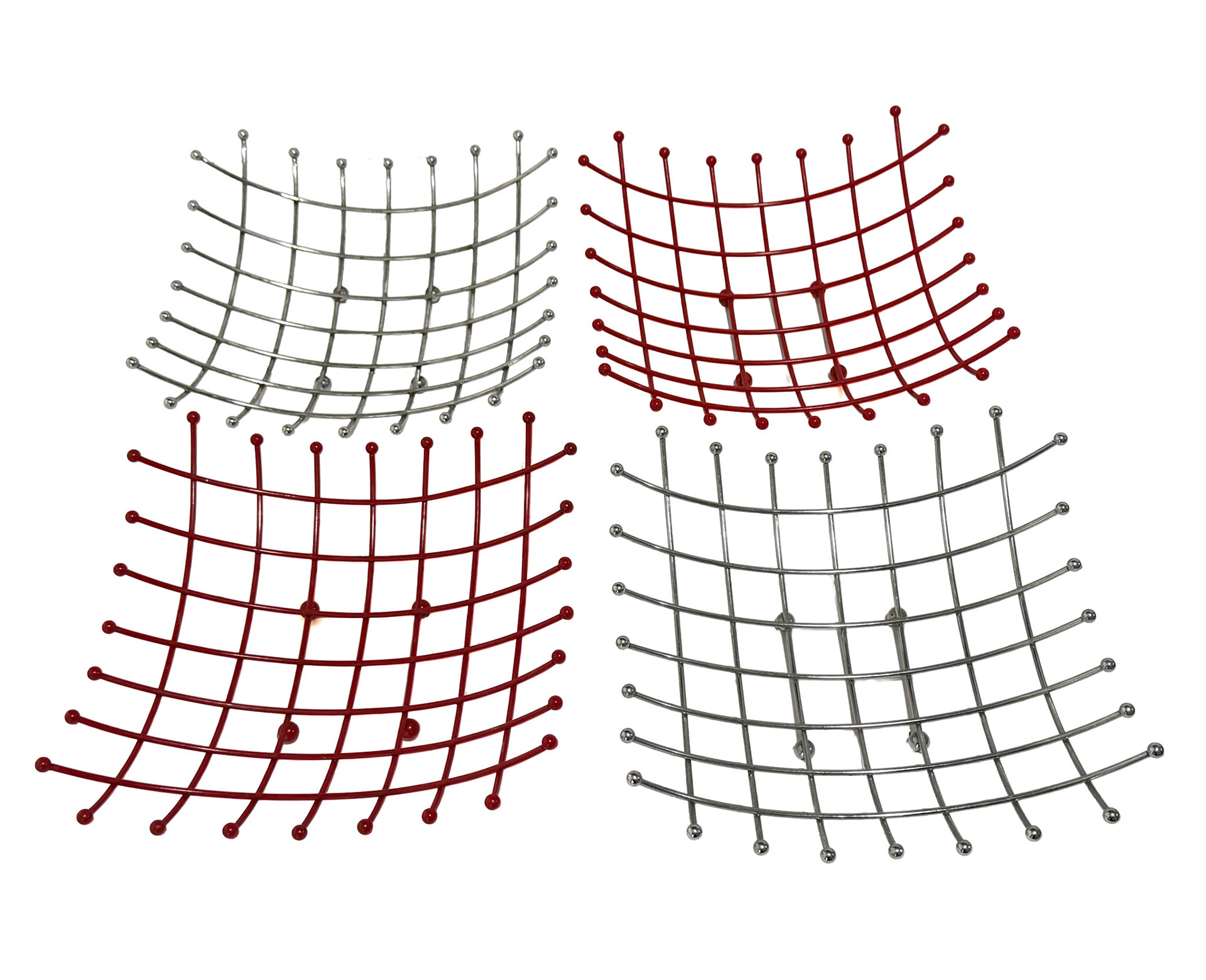 IKEA 90s Trádig Wire Fruit Bowls