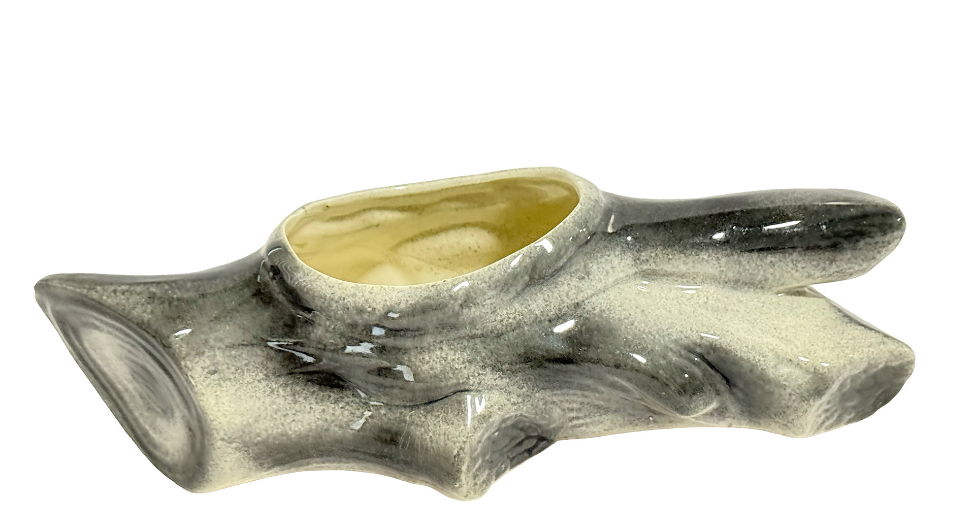 Ceramic Faux Wood Planter