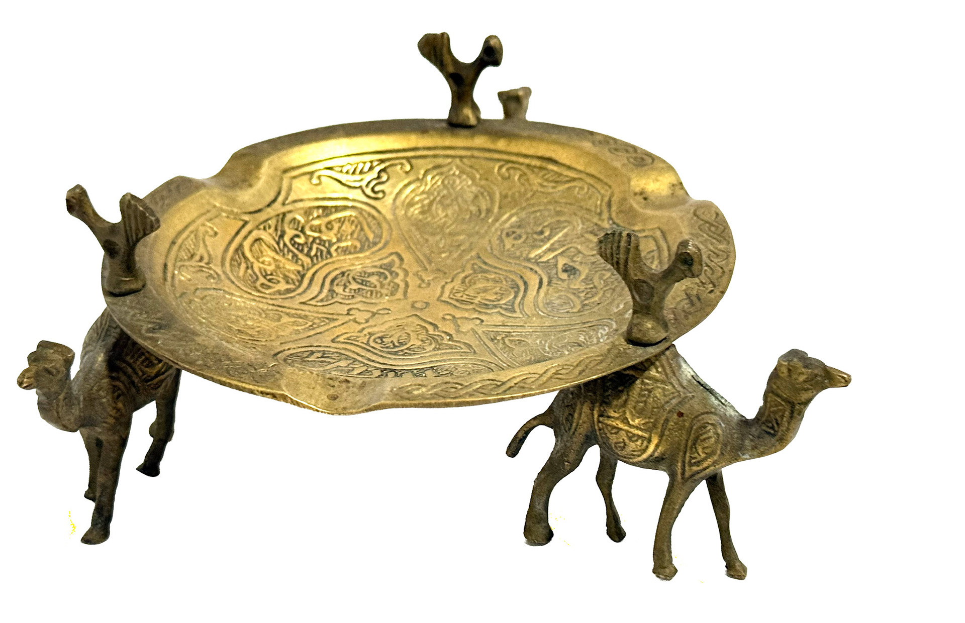 Brass Camel Ashtray