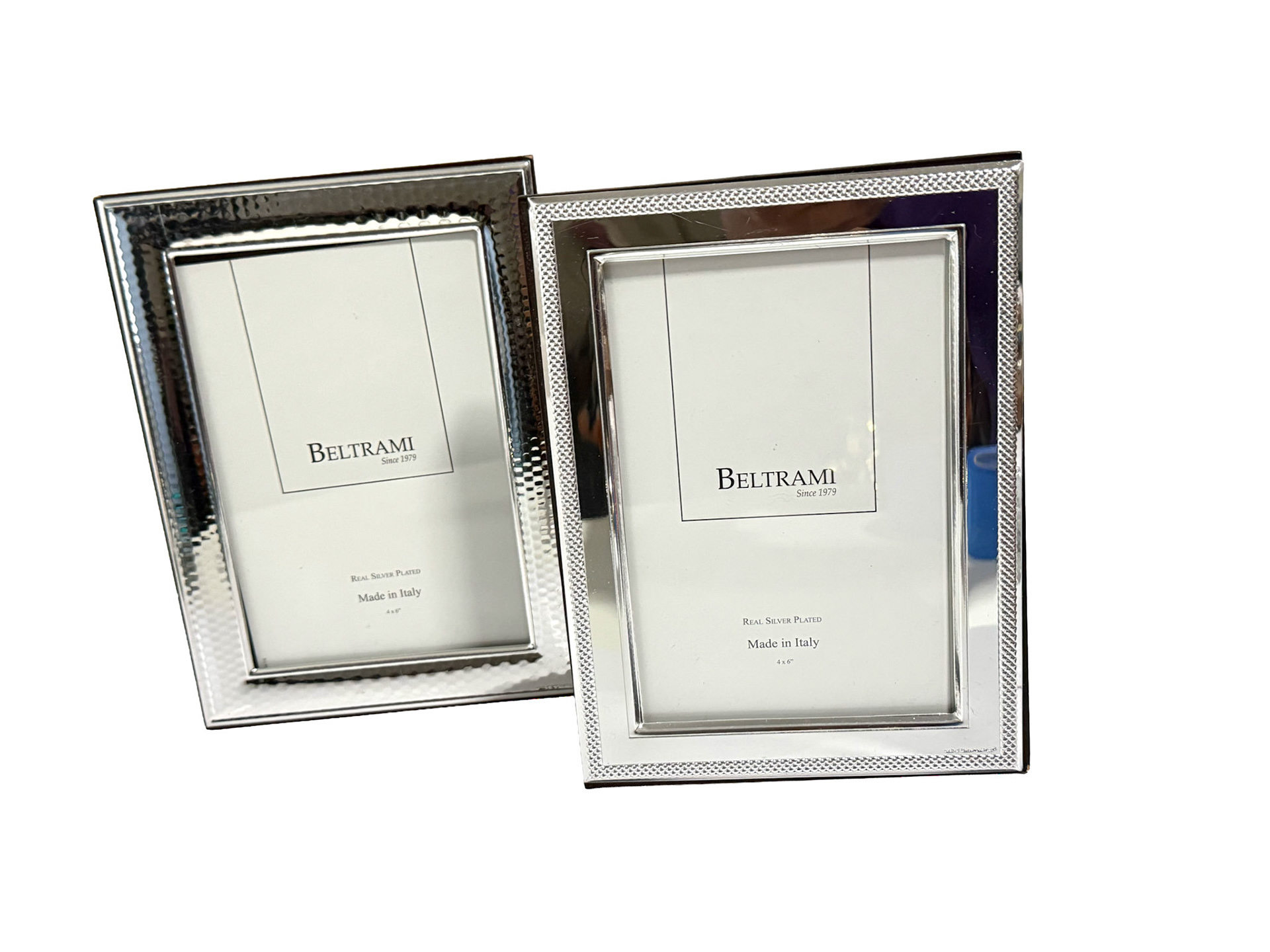 Beltrami 2 Silver Plated Frames (4 x6)