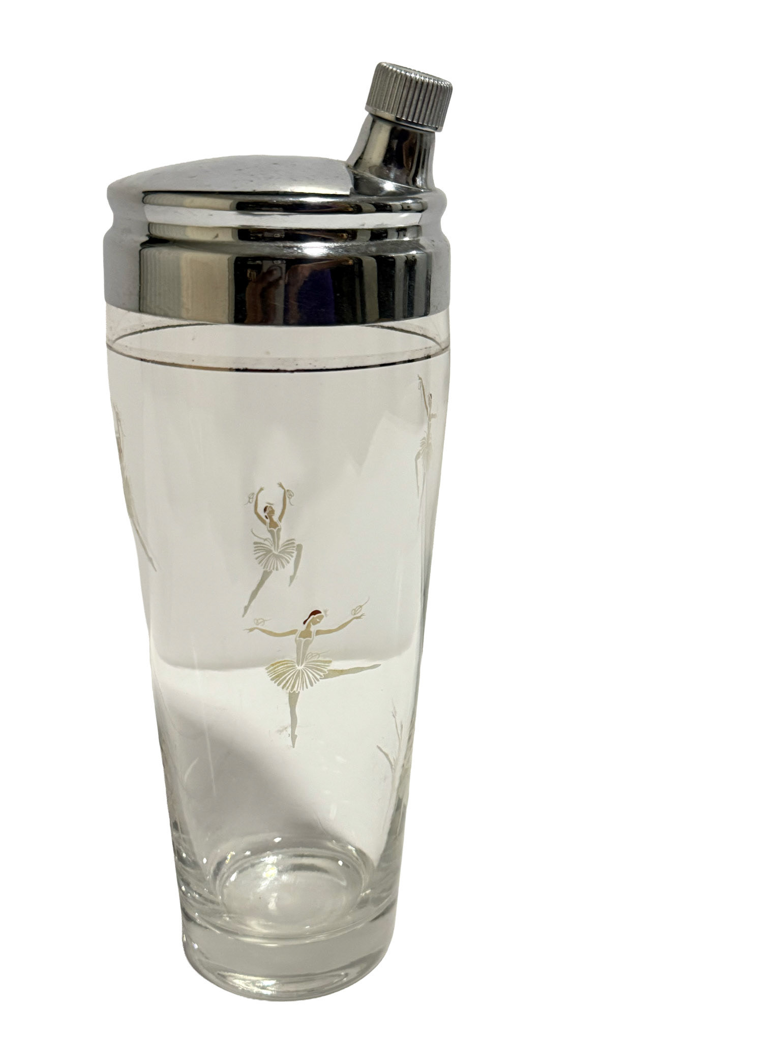 Hazel Atlas Ballerina Cocktail Shaker