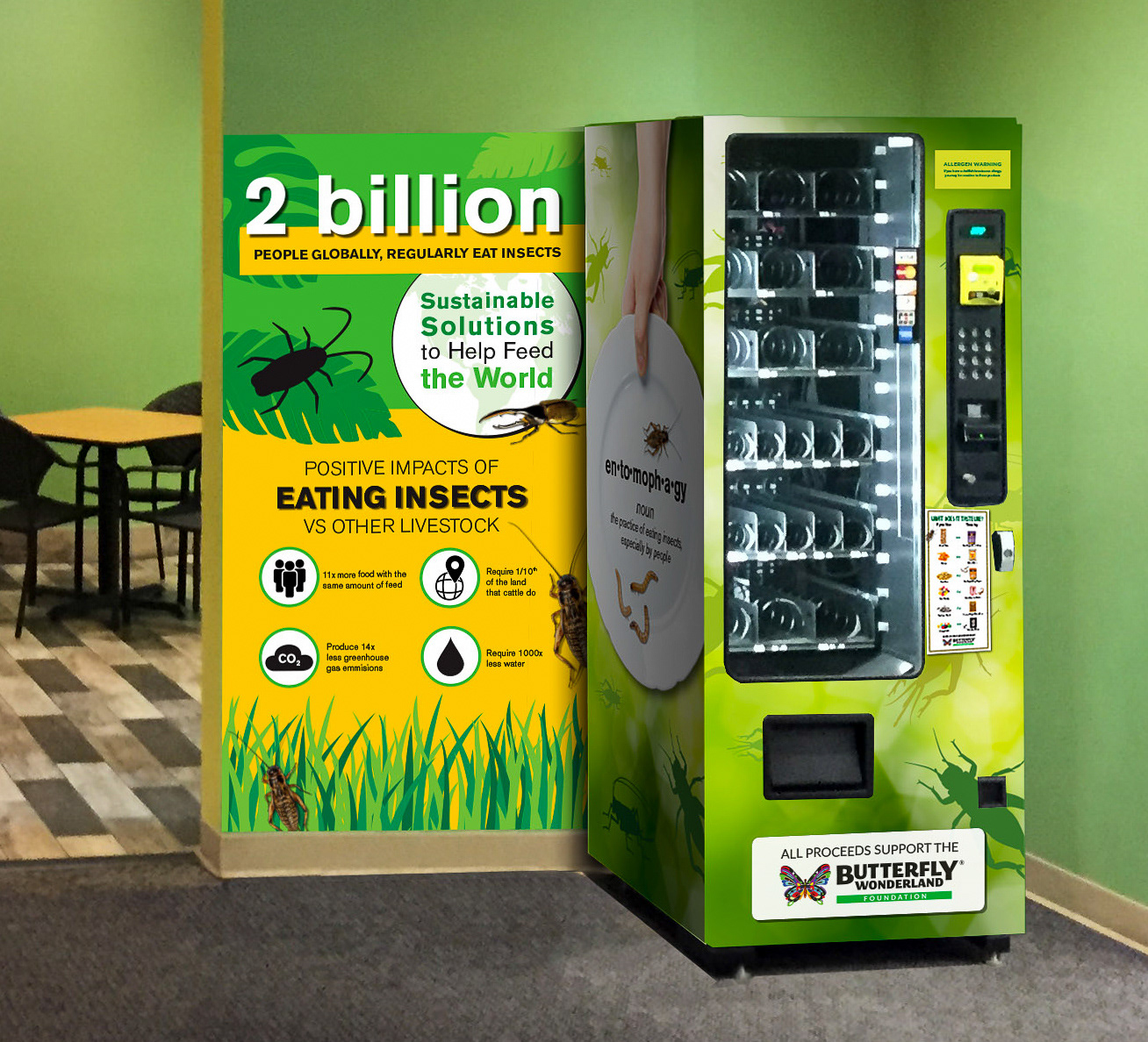 Bug Vending Machine | Rendering