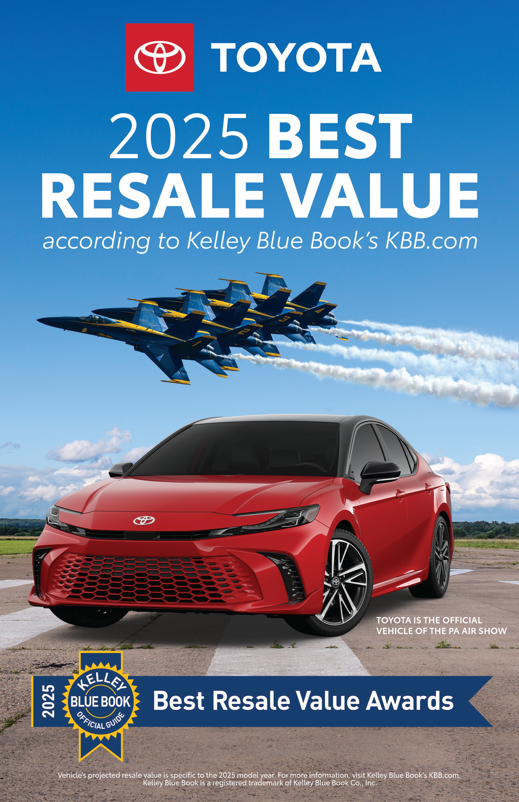 Central Atlantic Toyota 2025 - KBB PA Air Show Ad