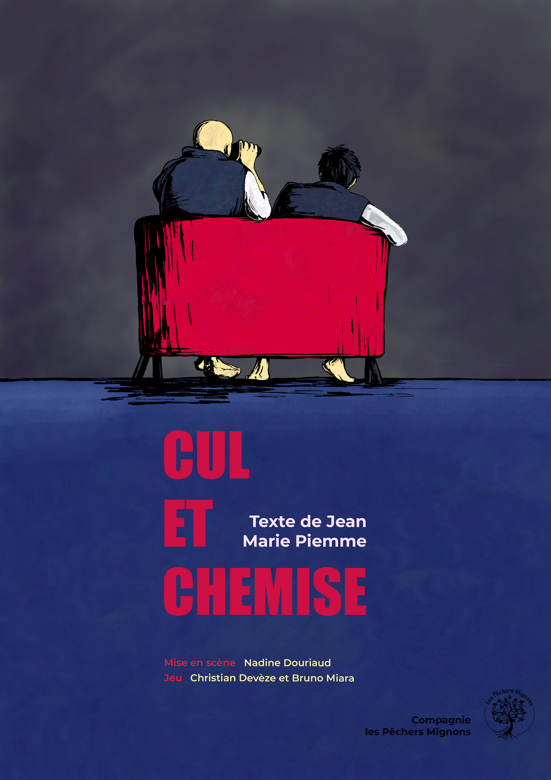 Affiche "Cul et chemise" essai visuel 1