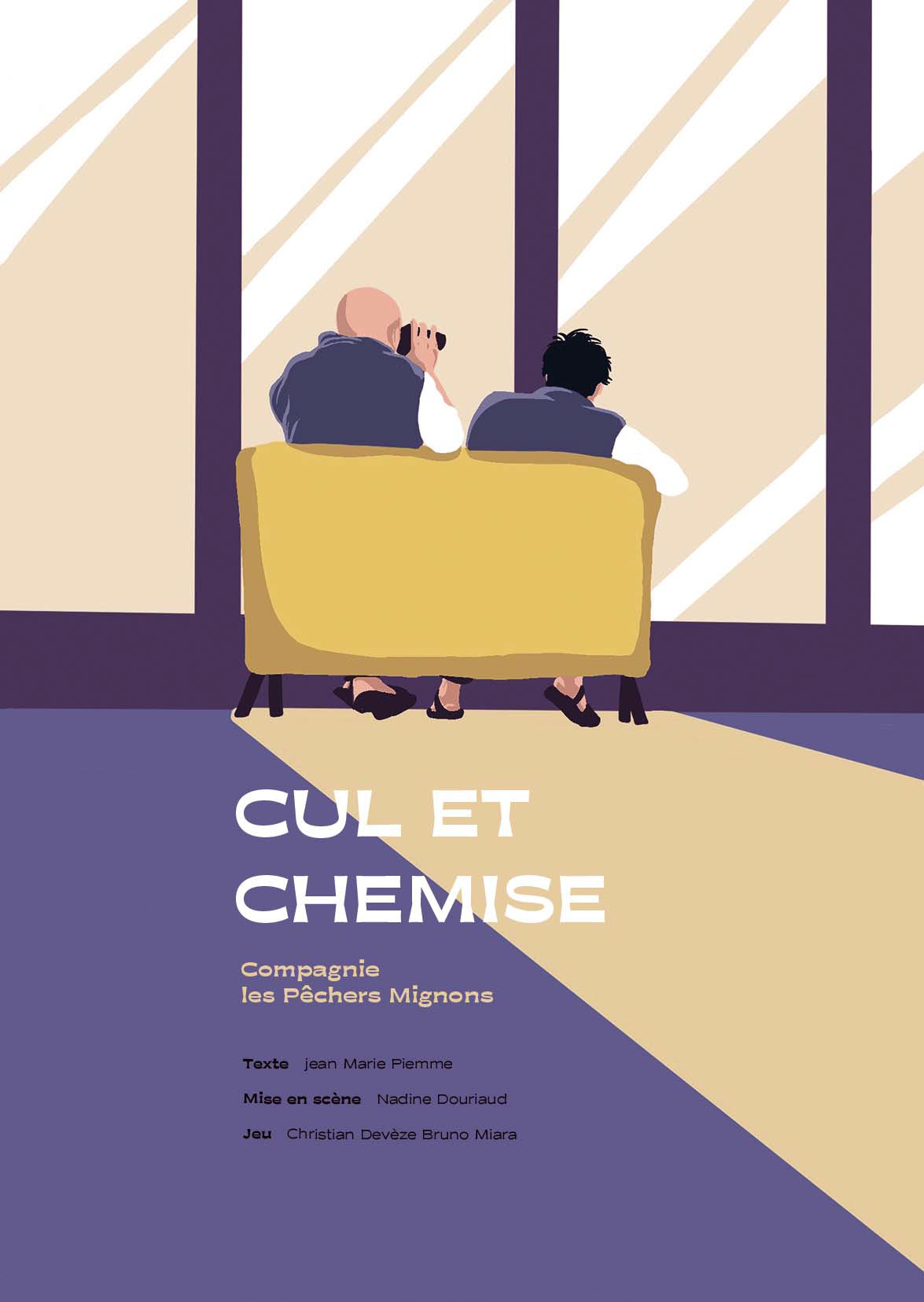 Affiche "Cul et chemise" essai visuel 2