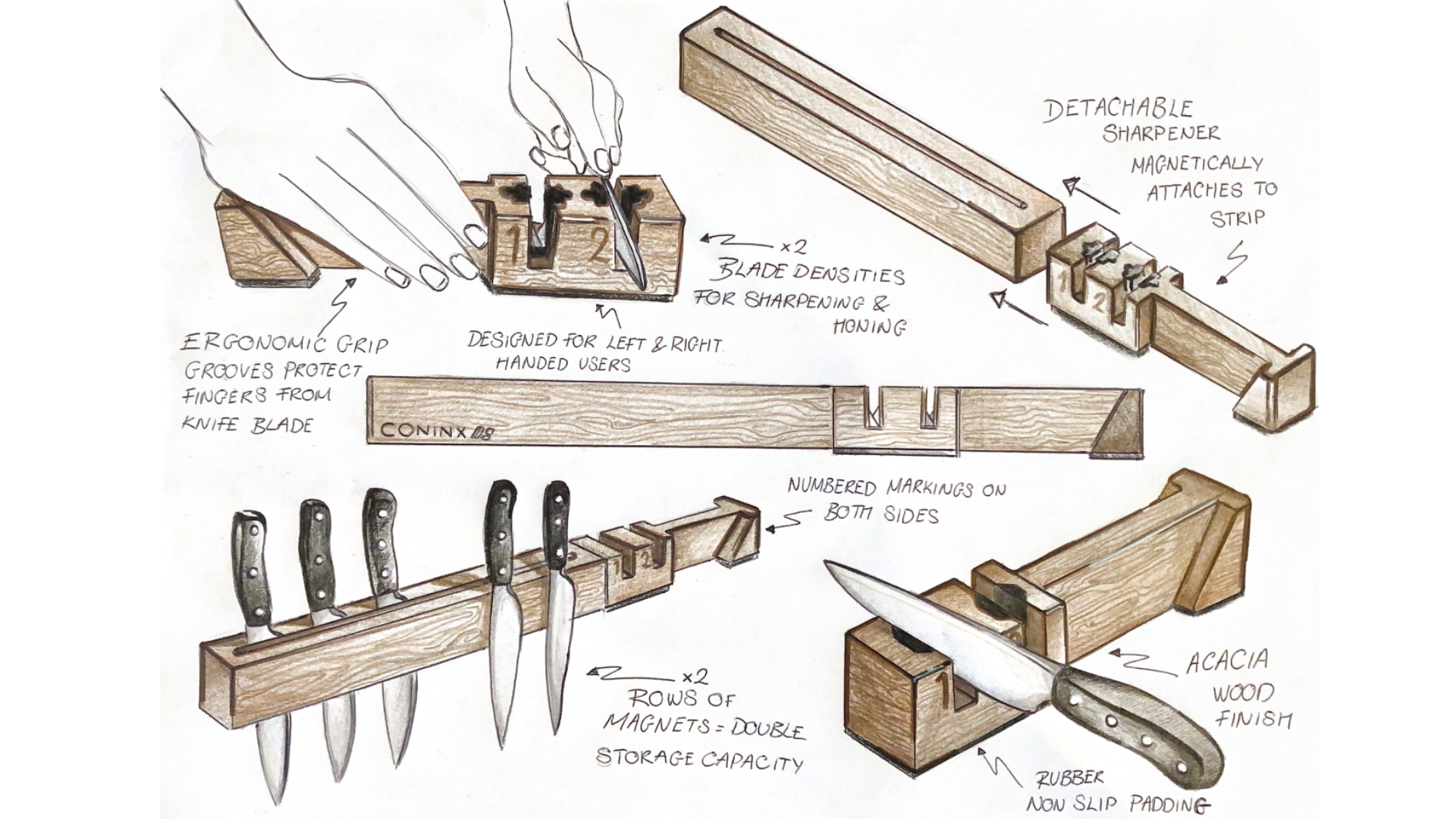 Initial sketches 
