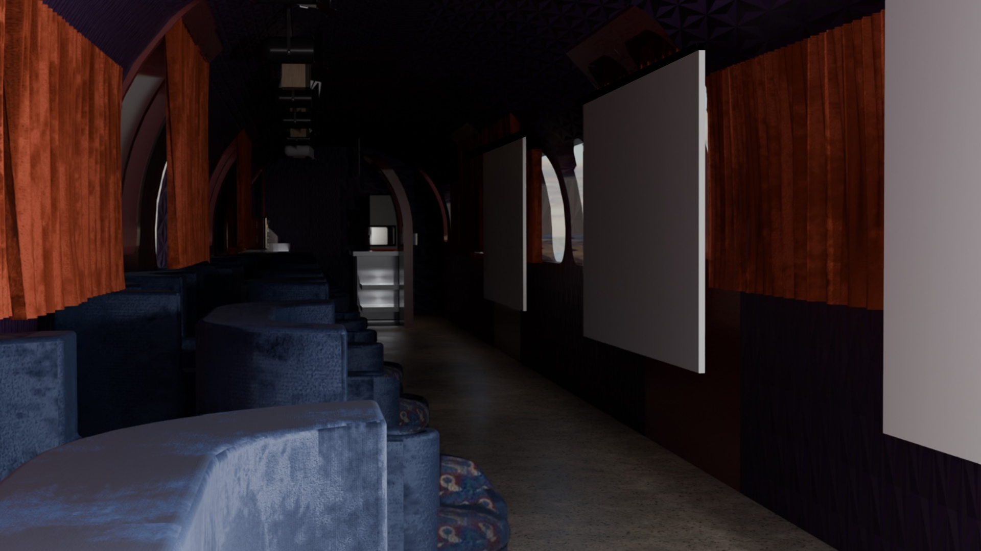 Visualisation of cinema space