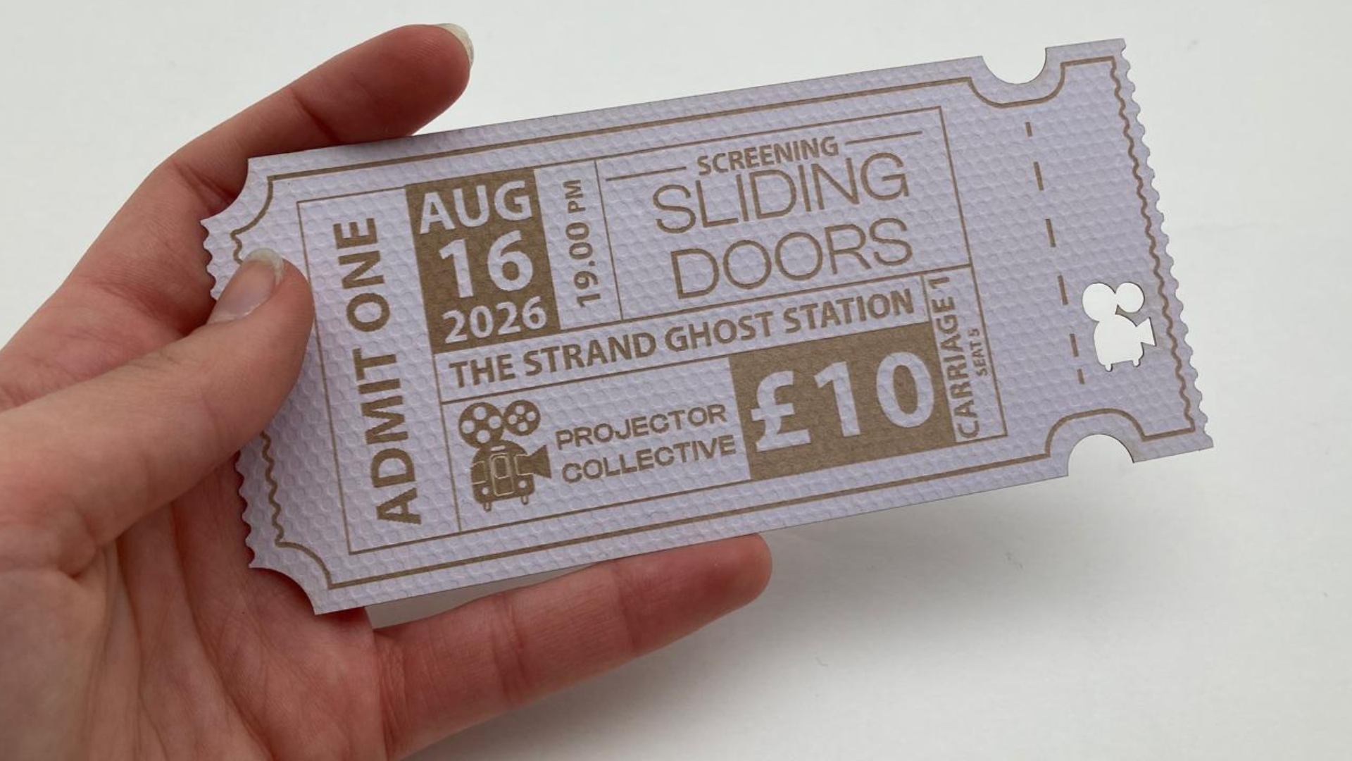 Final ticket design