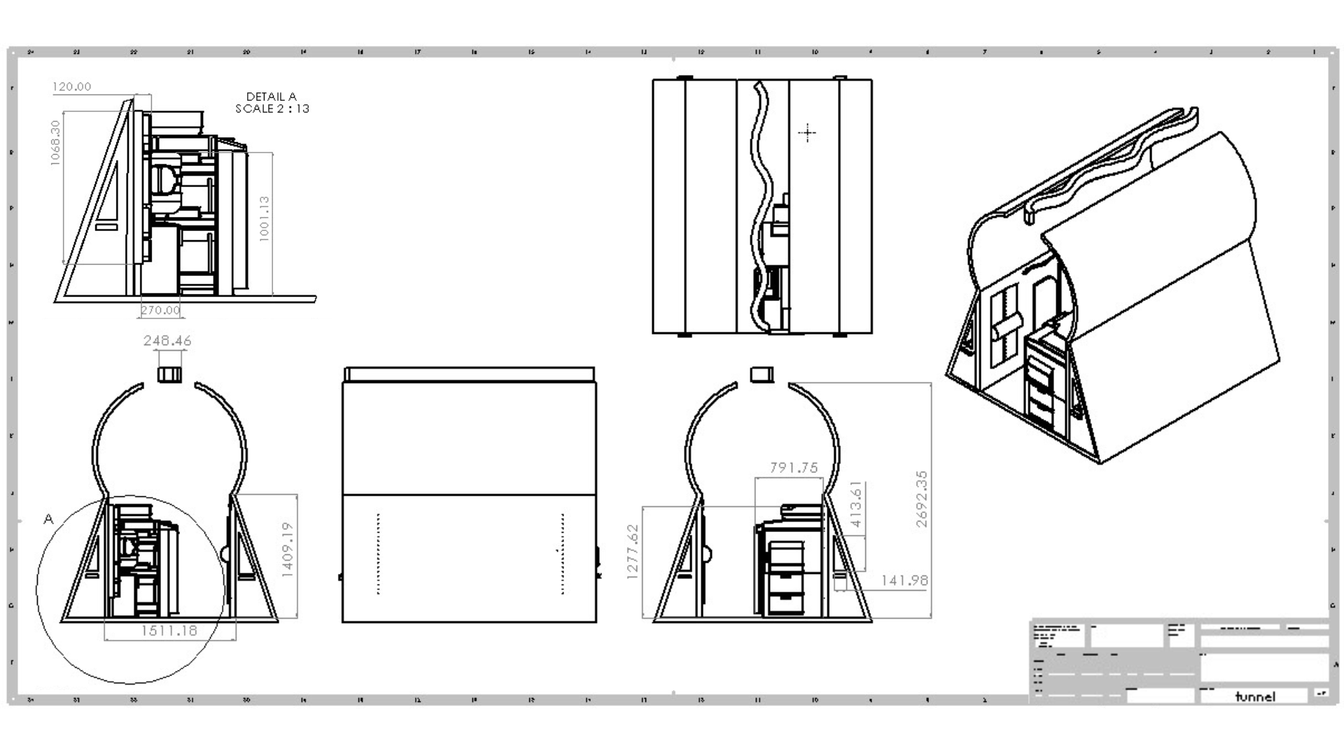 Full Tunnel General Arrangement Drawing