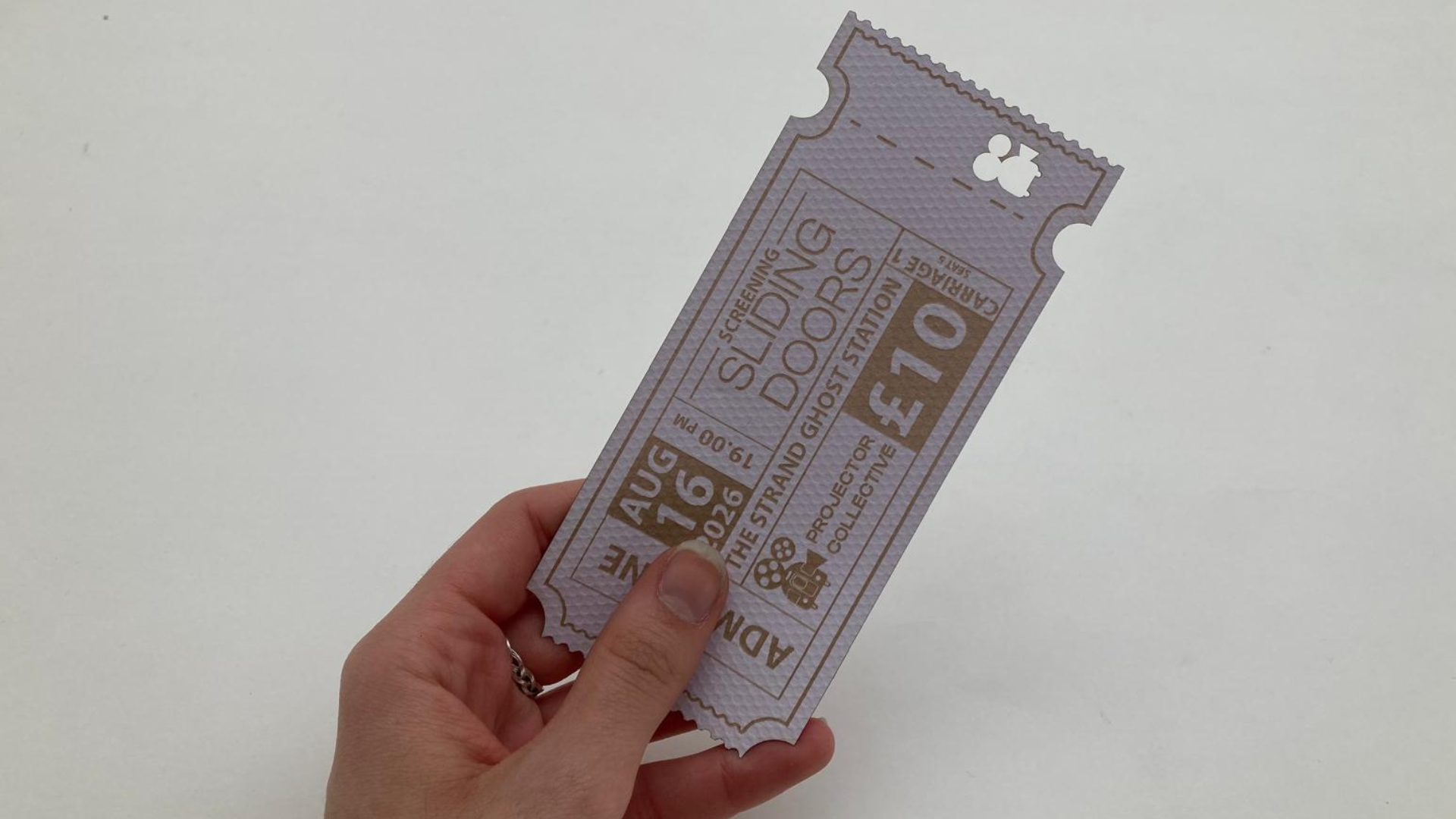 Final ticket design