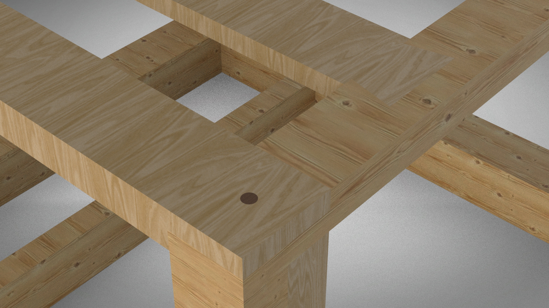 Dovetail Joint with flush dowel