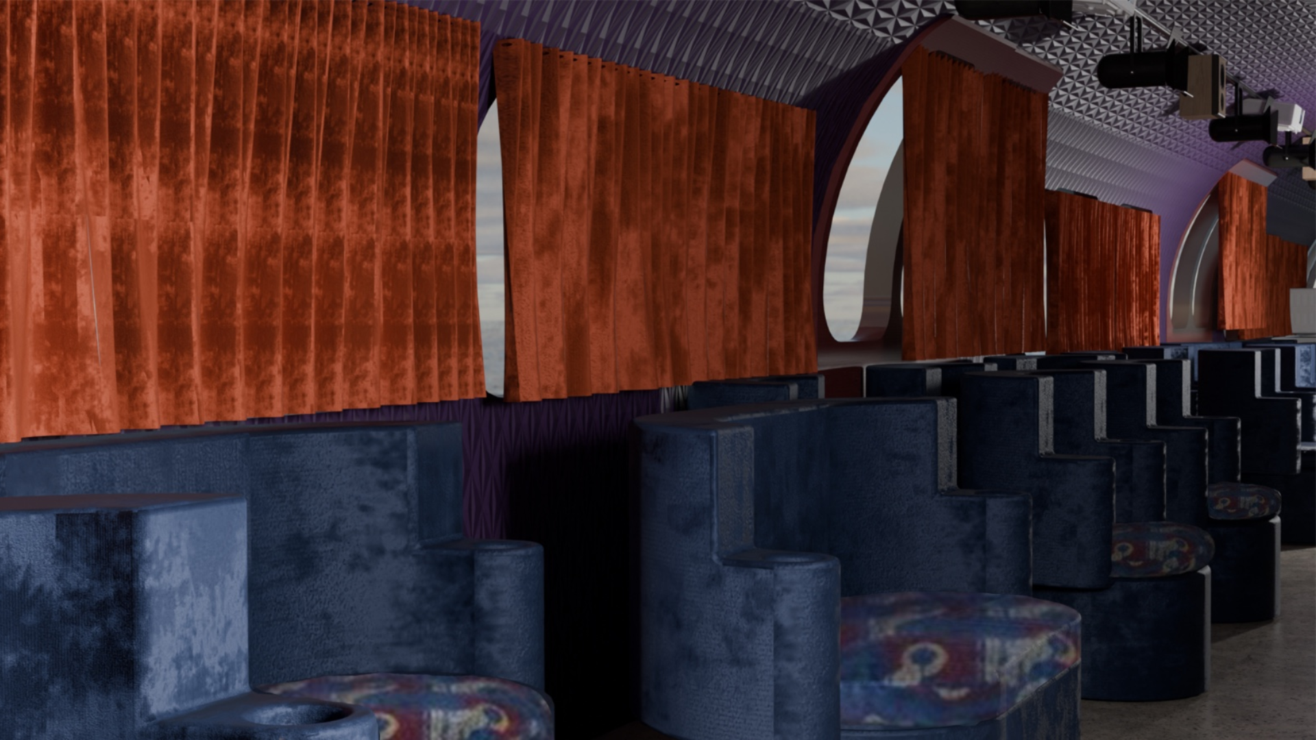 Visualisation of cinema space