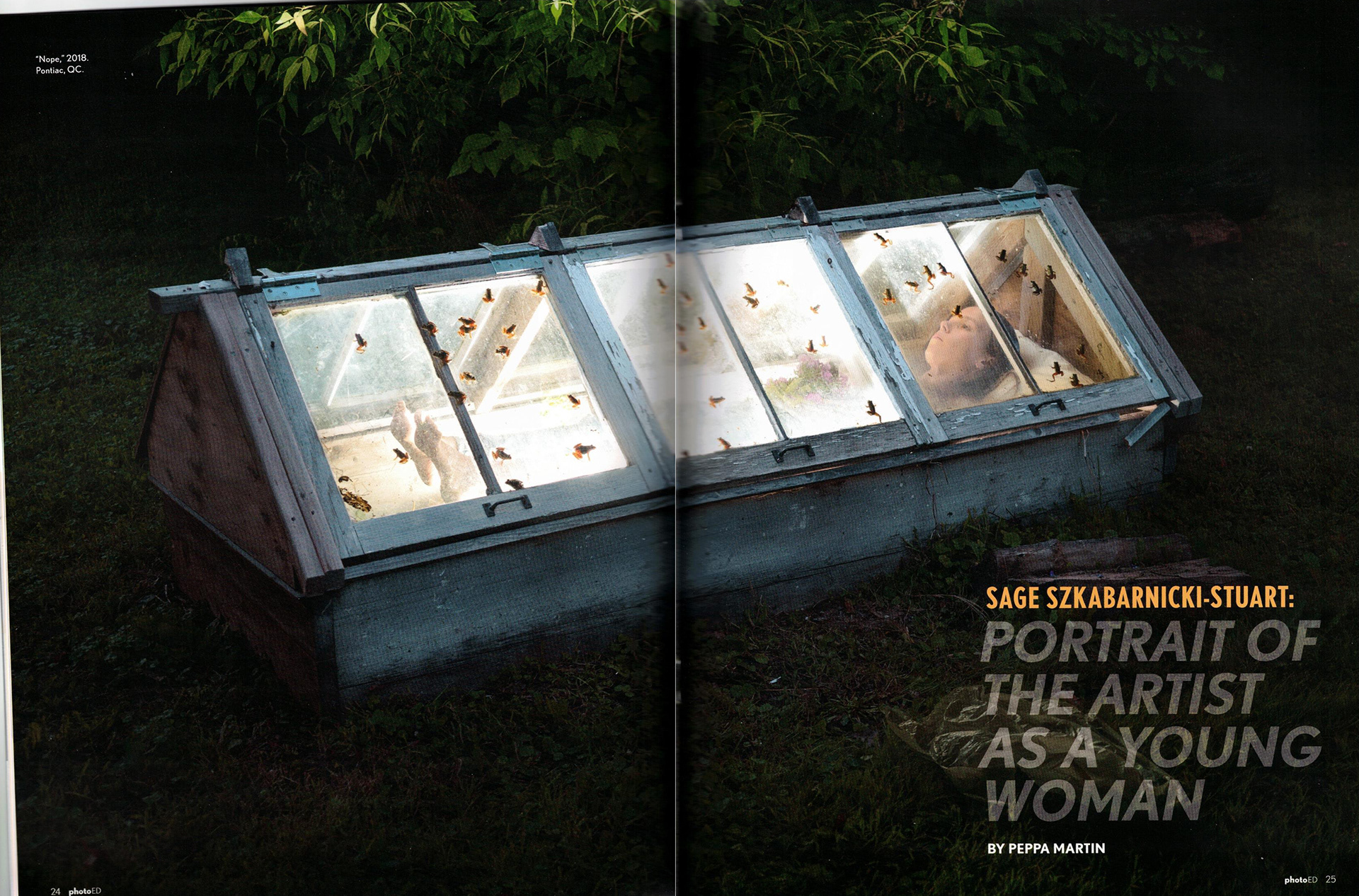 PhotoEd magazine (spread)