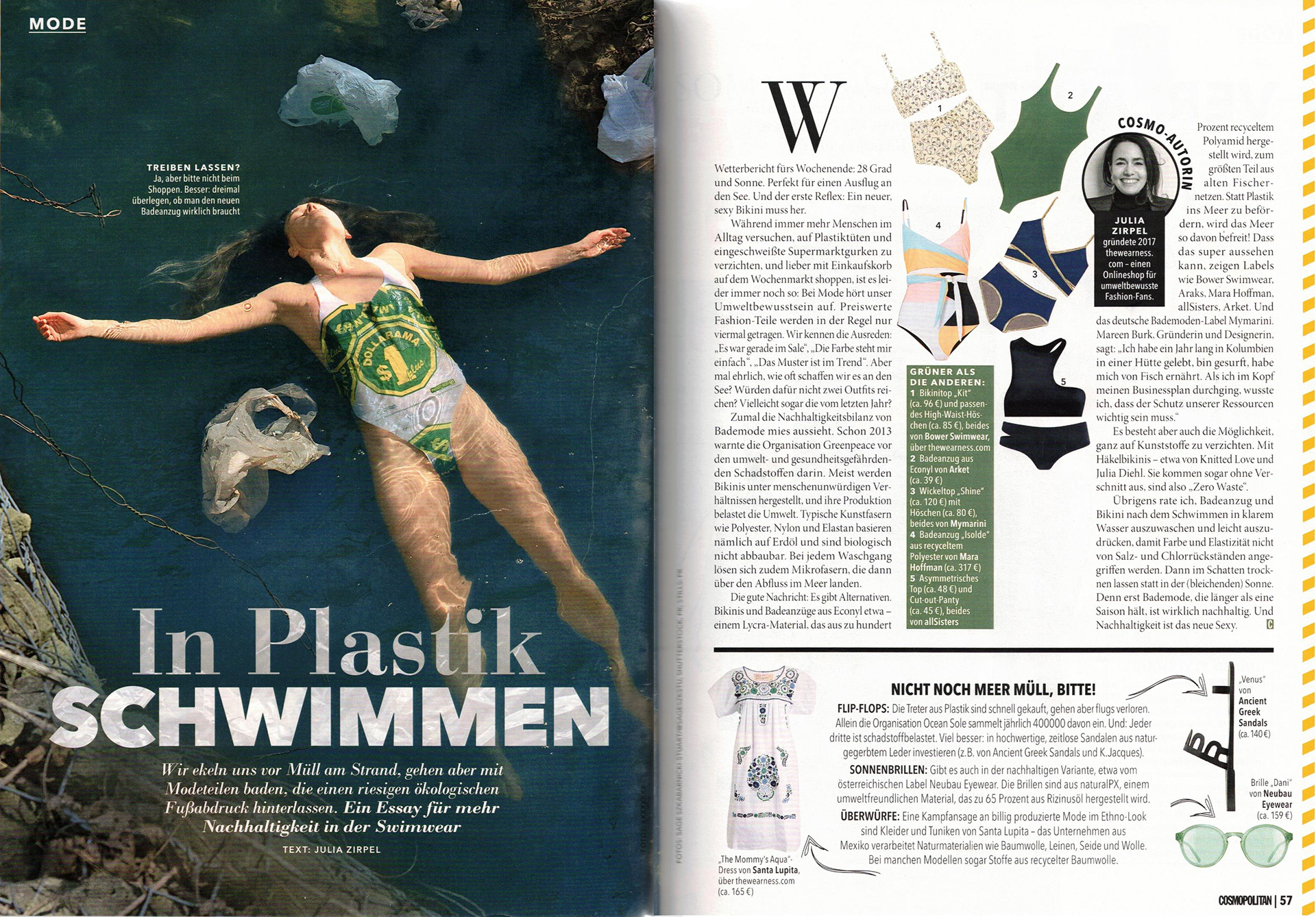 COSMOPOLITAN magazine Germany (spread)