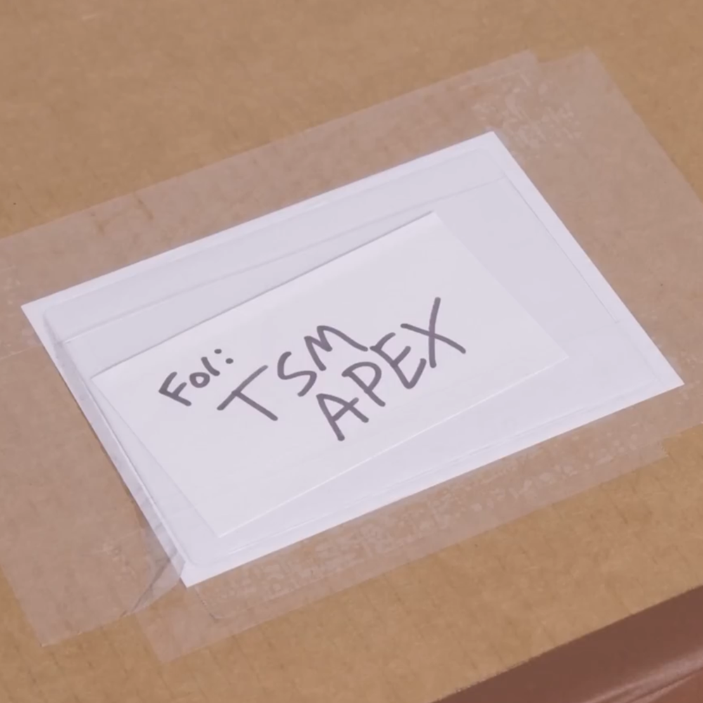 Most official mail label.