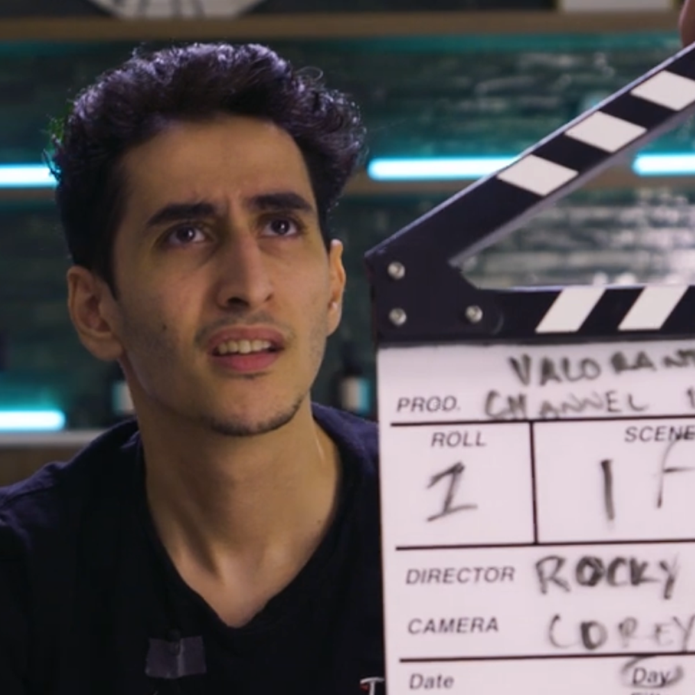 Rossy with the slate.