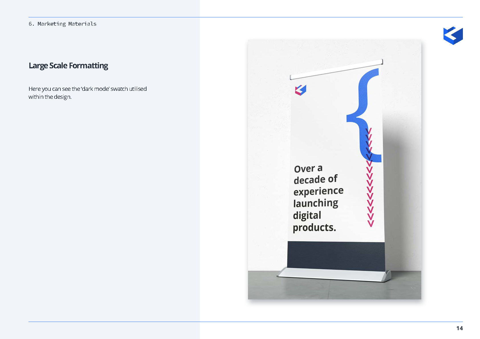 Large scale formatting