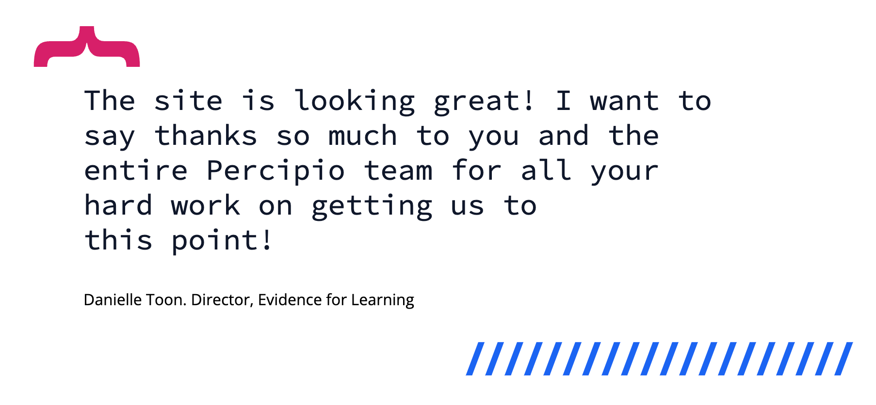 Client quotes (Project showcases)