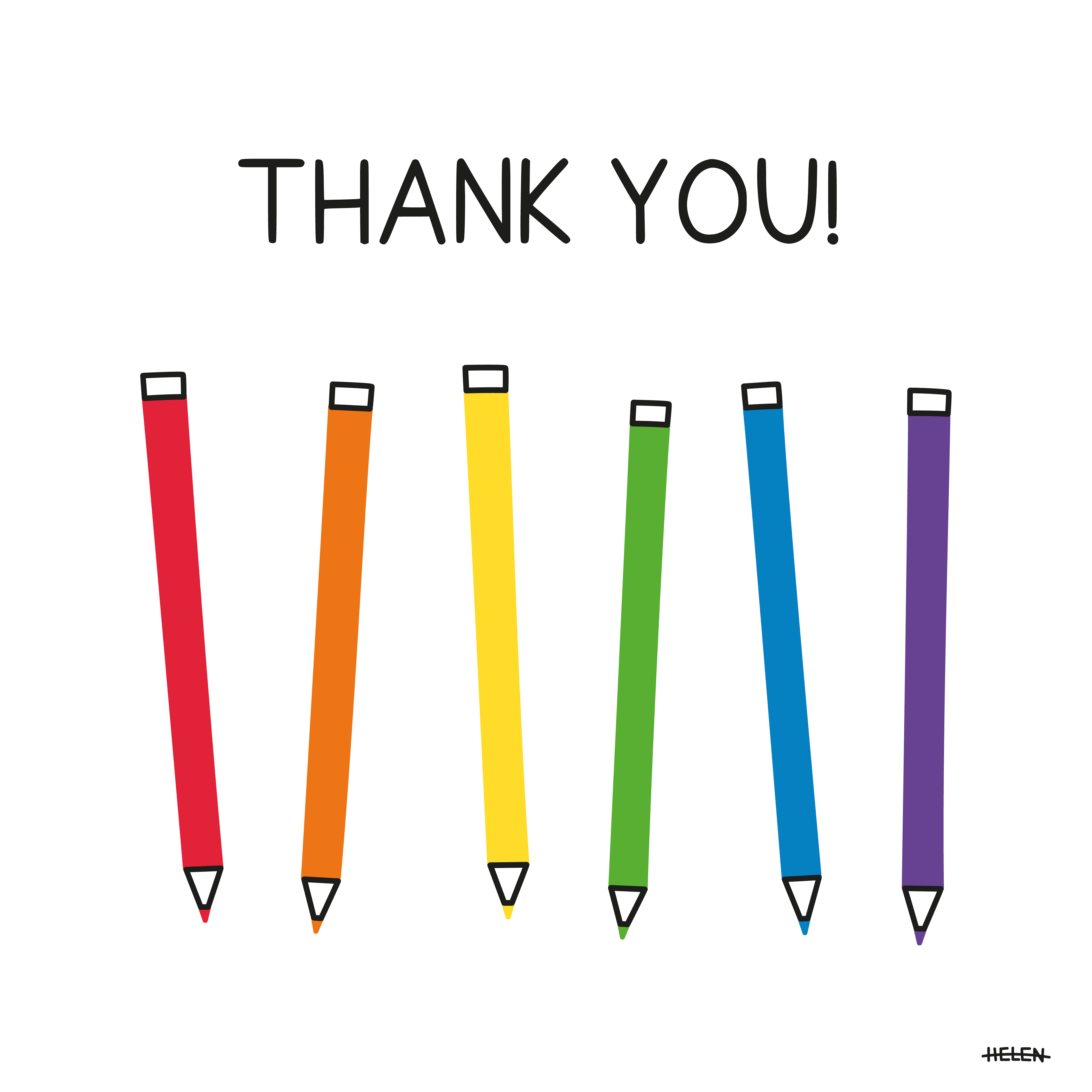Etsy Cards - Thank You, Teacher