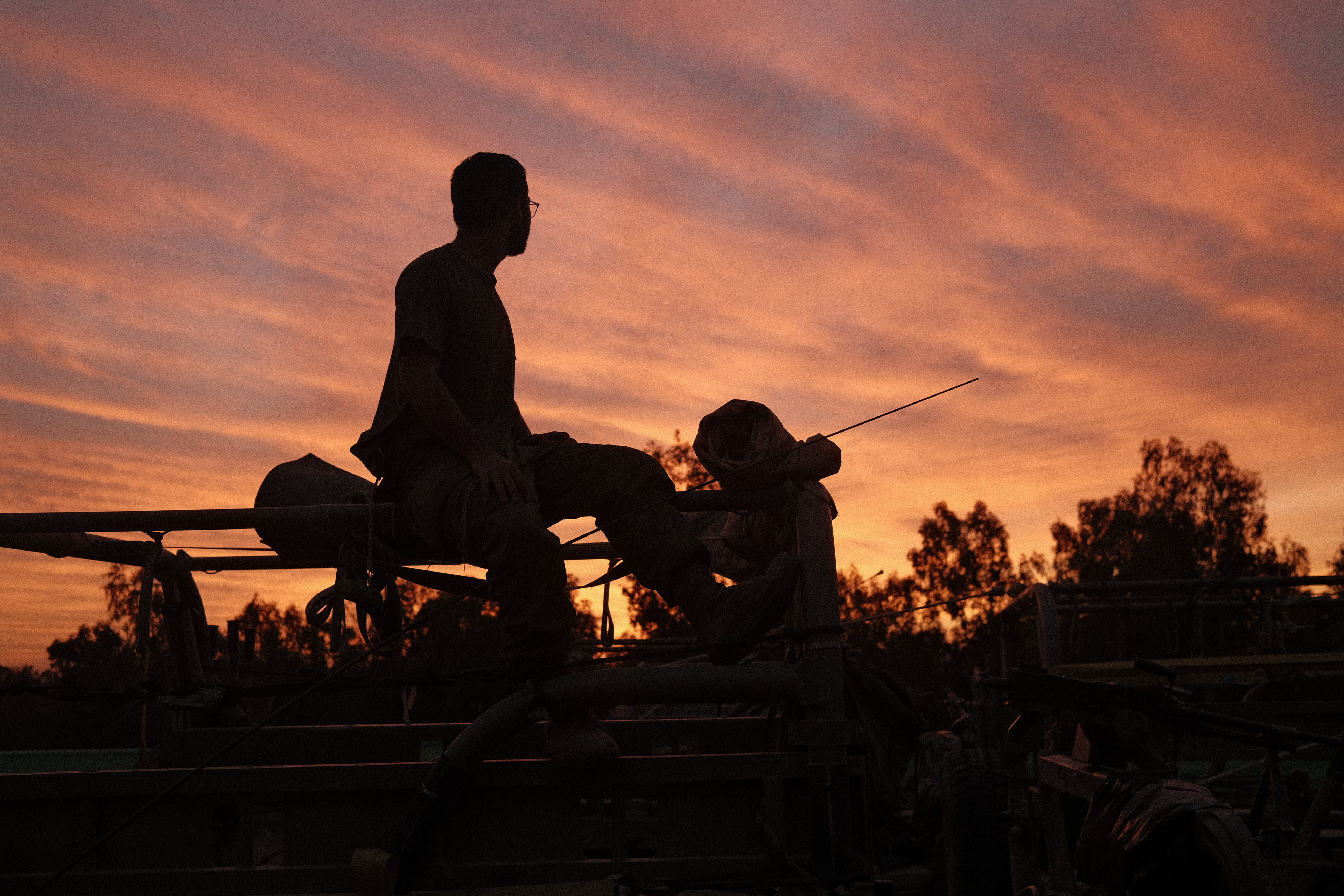 Cloudy sunset in Shukda forest