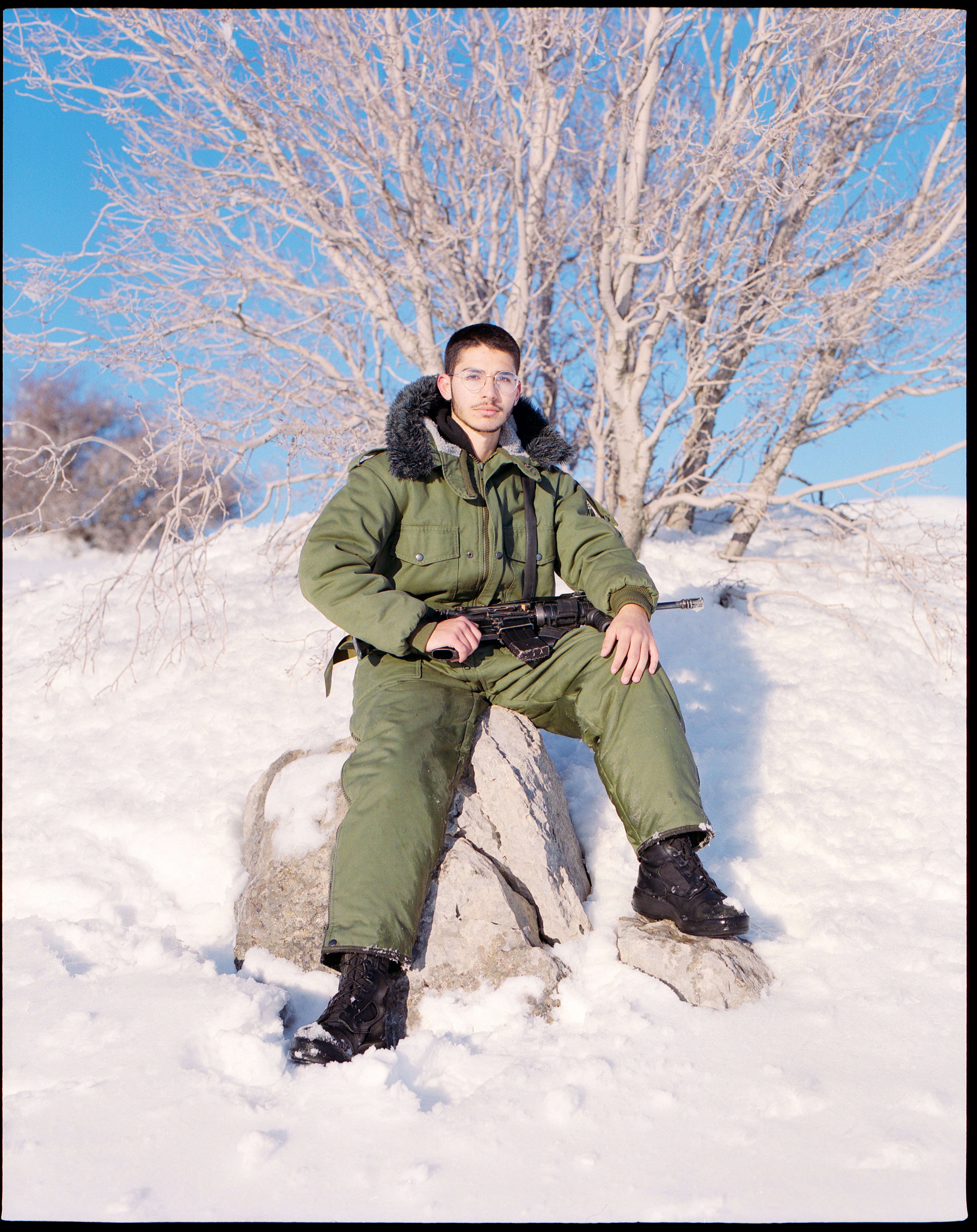 "Omri", Armored Corps - Mesaya’at Shiryon, Hermon mountain, 2021.