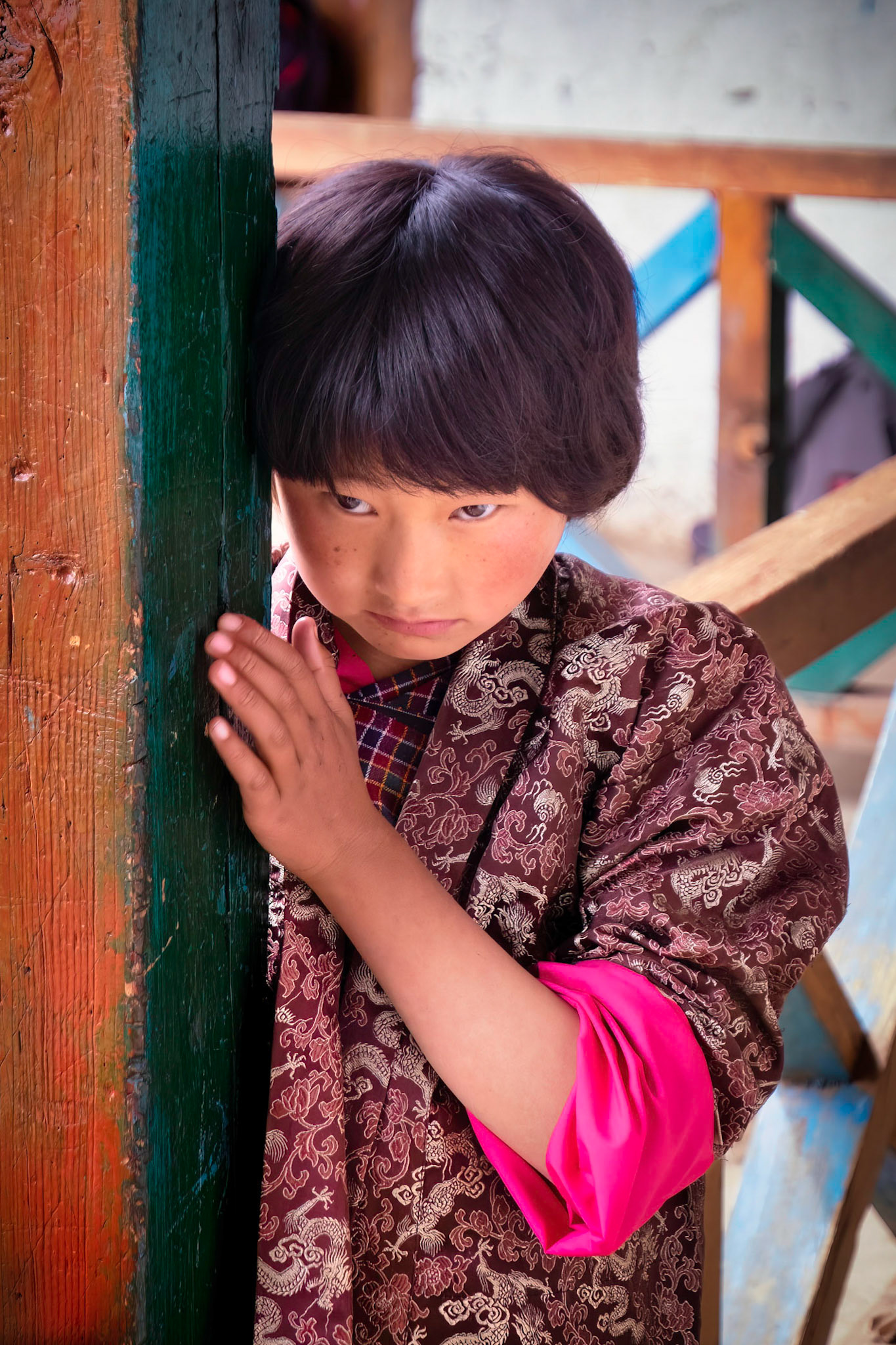 School girl, Gangtey, Bhutan 2018