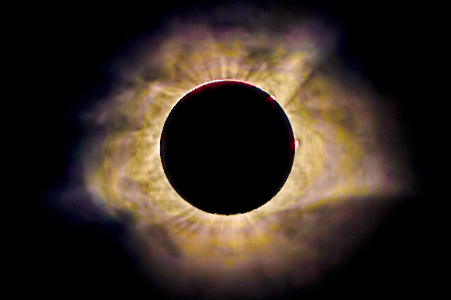 Solar Eclipse, Connestee Falls, North Carolina 08-21-2017