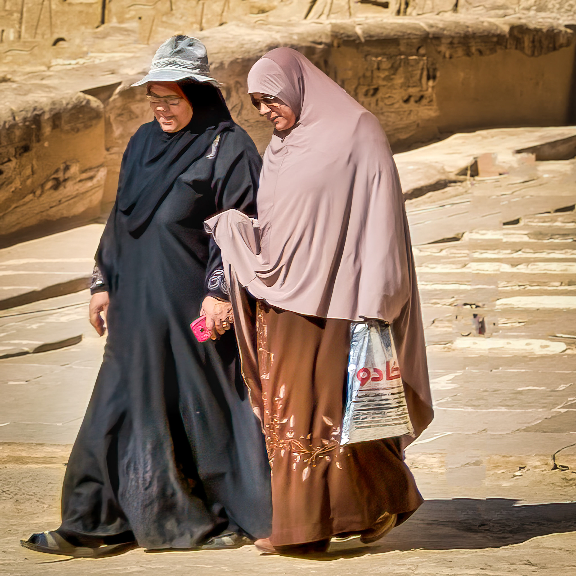 Women at Temple of Habu