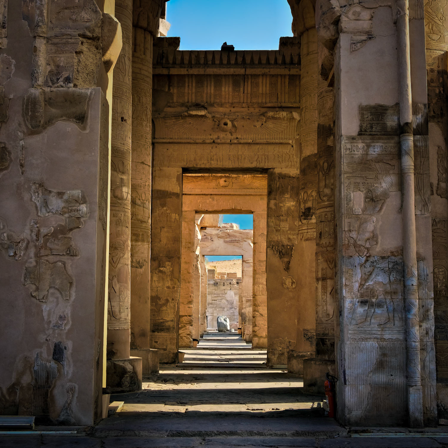 Entrance passageway to Kom Ombo Temple