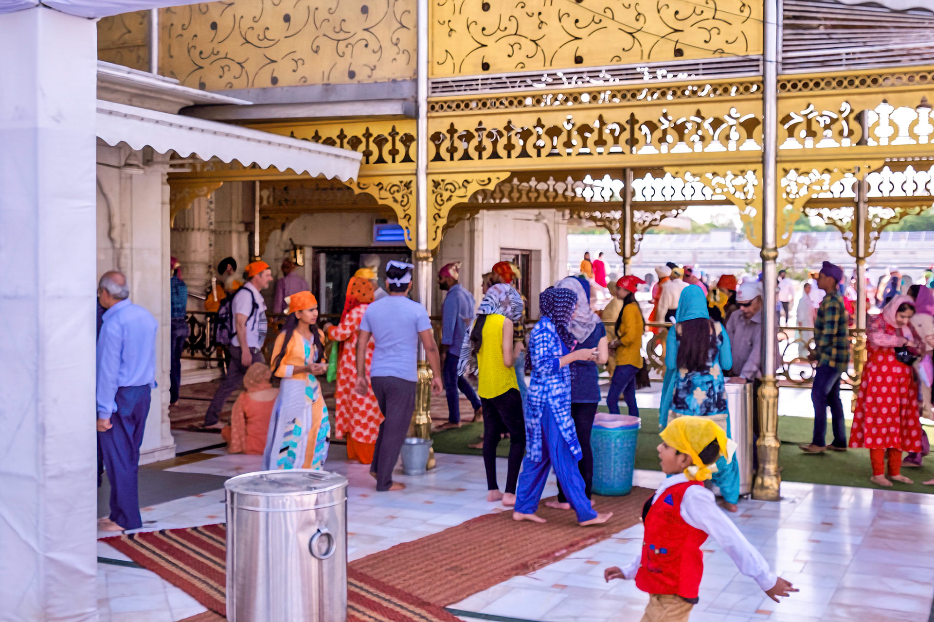 Entrance to Sikh temple