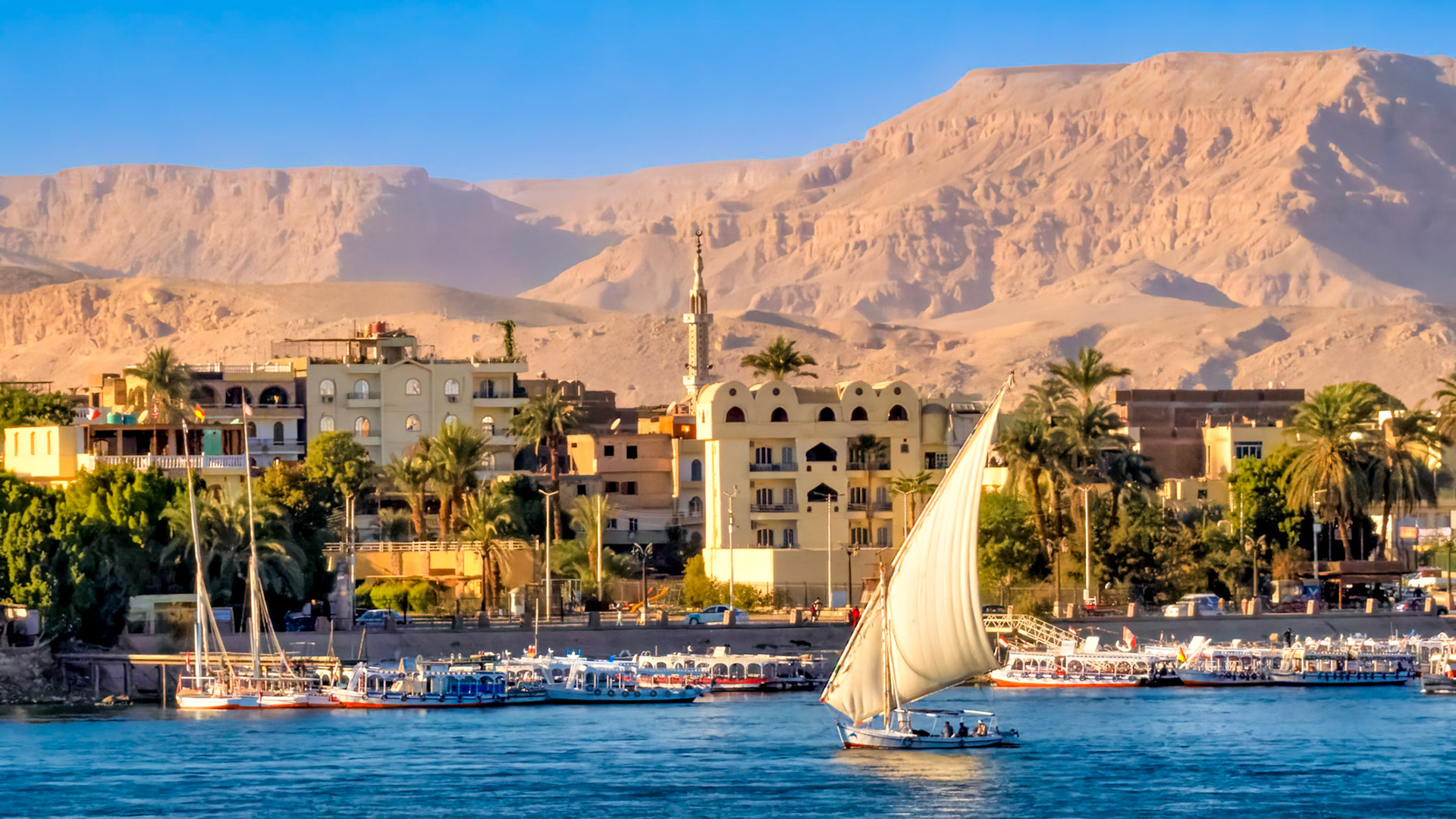 West Bank of Nile at Luxor