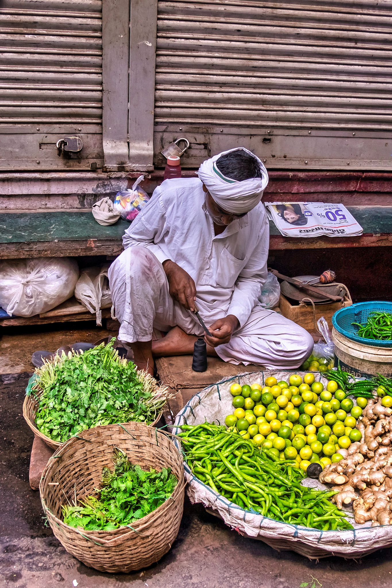 View from rickshaw