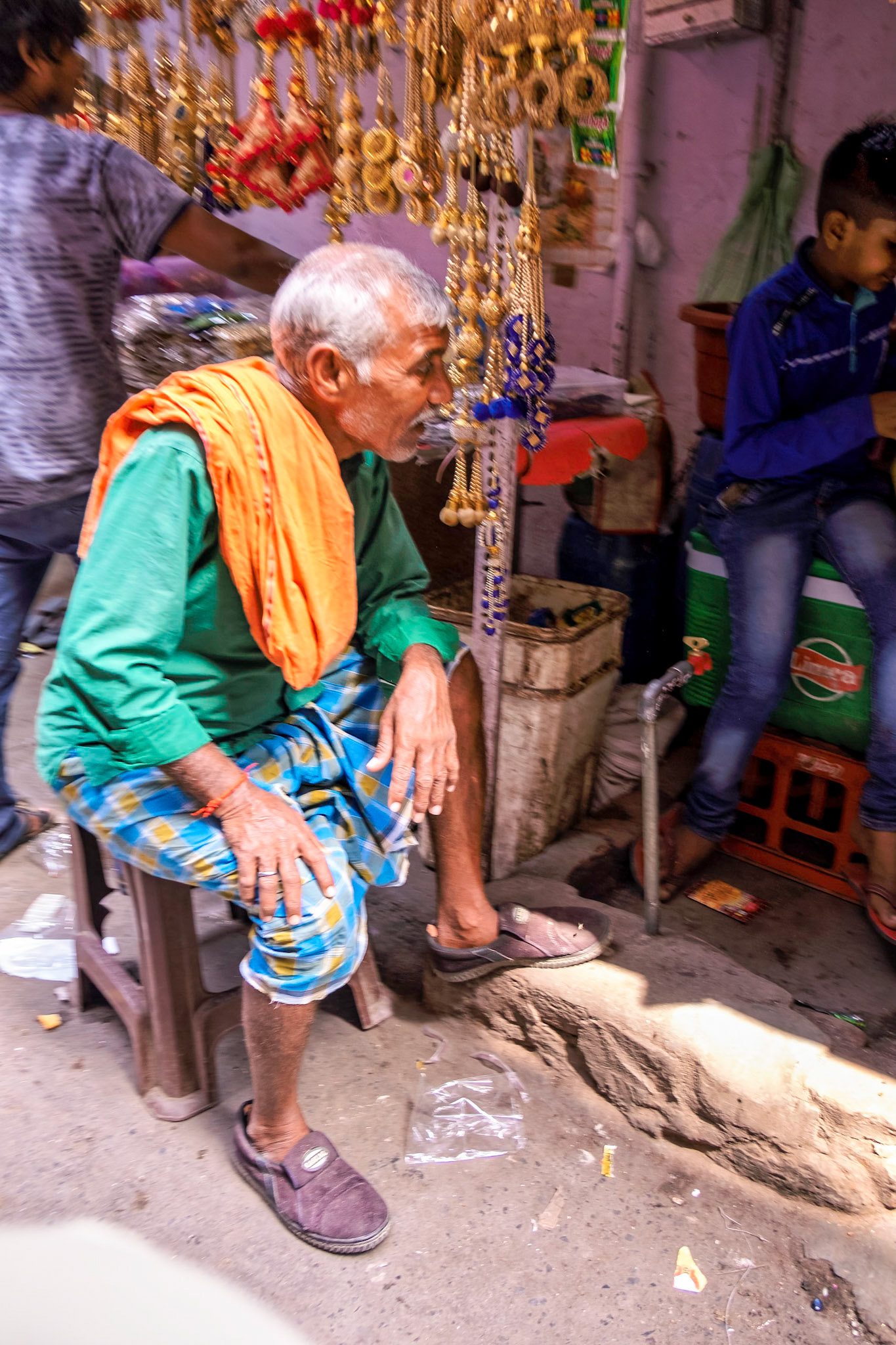 View from rickshaw