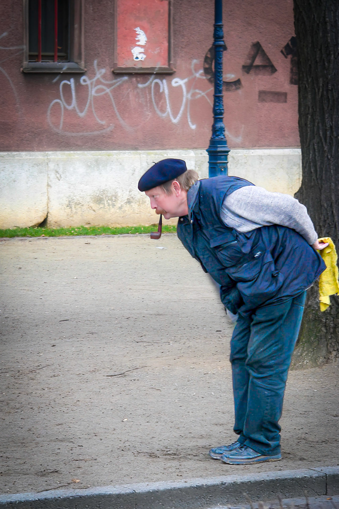 Bocce player, Basel Switzerland 2011