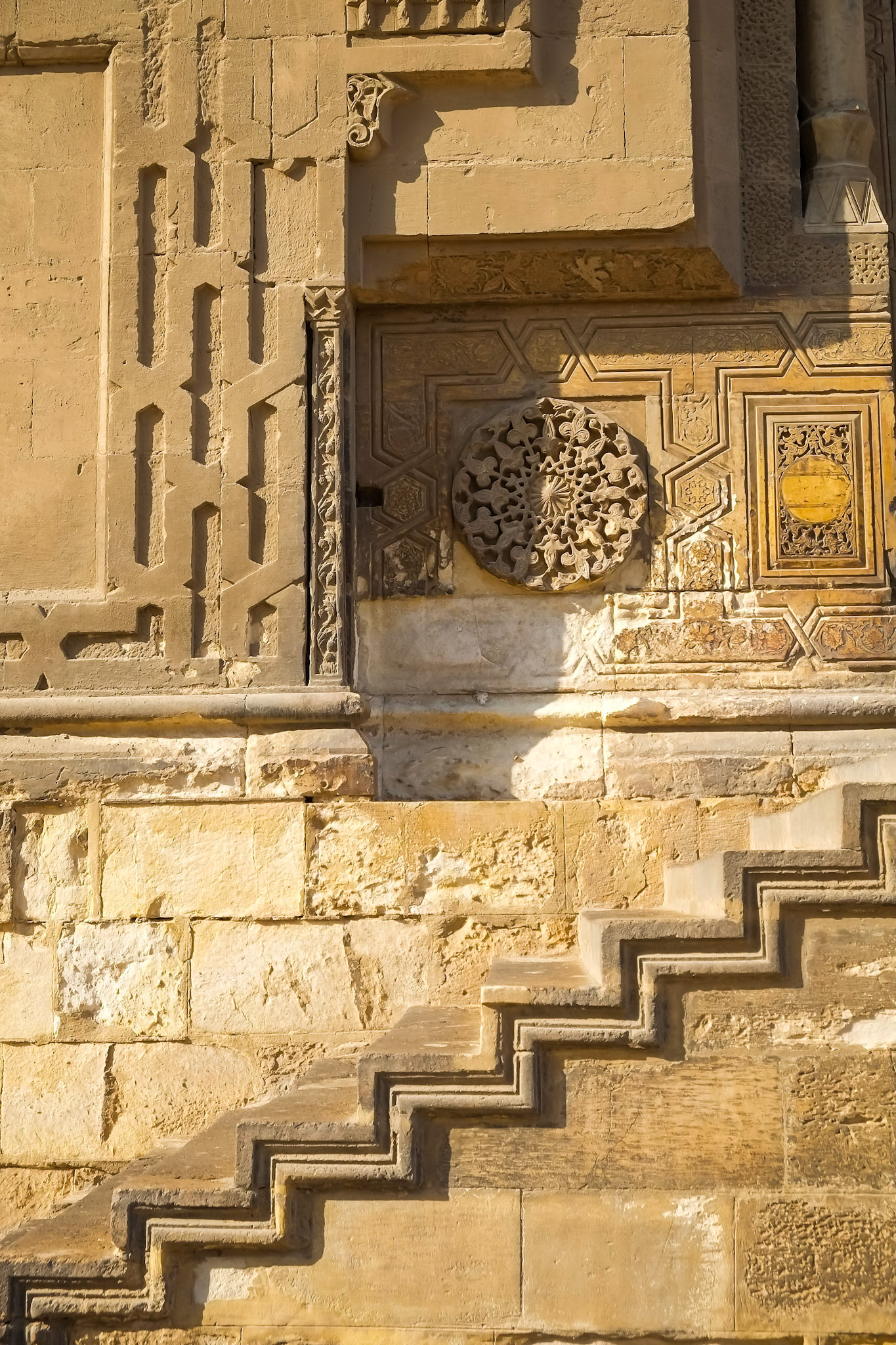 Steps on Mosque of Sultan Hassan, Cairo