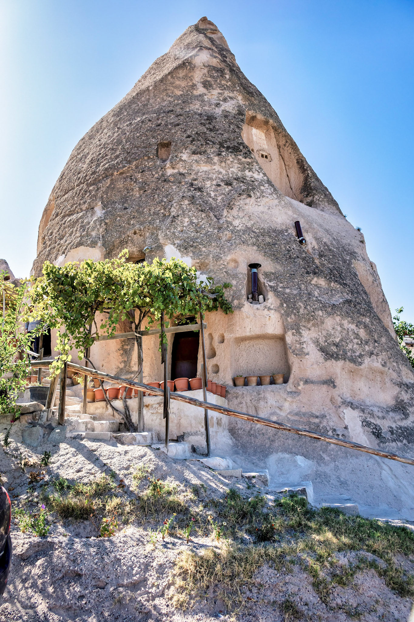 Day 7 House at top of Guvercinlik Valley, cut into rock