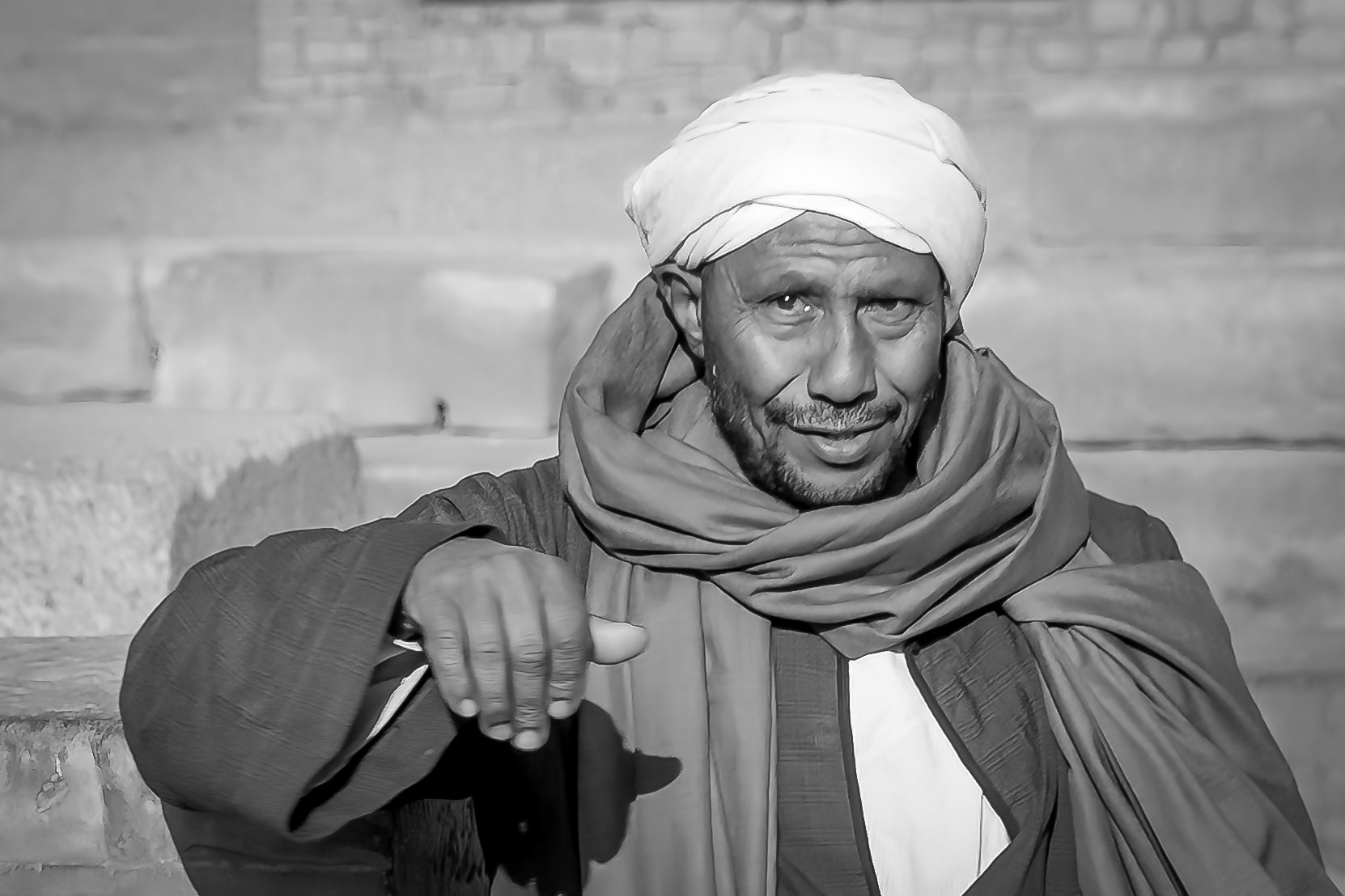 Guard, Temple of Karnac, Luxor, Egypt 2017