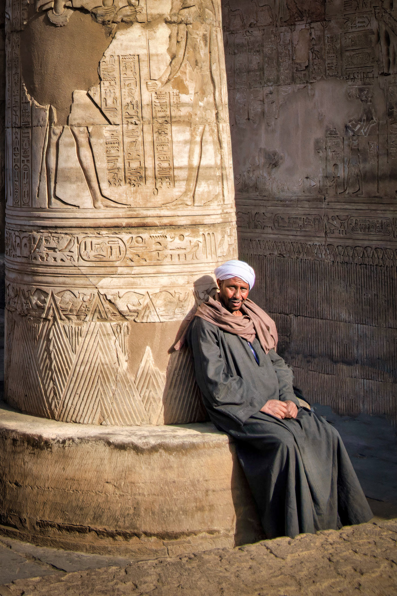 Guard at Kom Ombo Temple