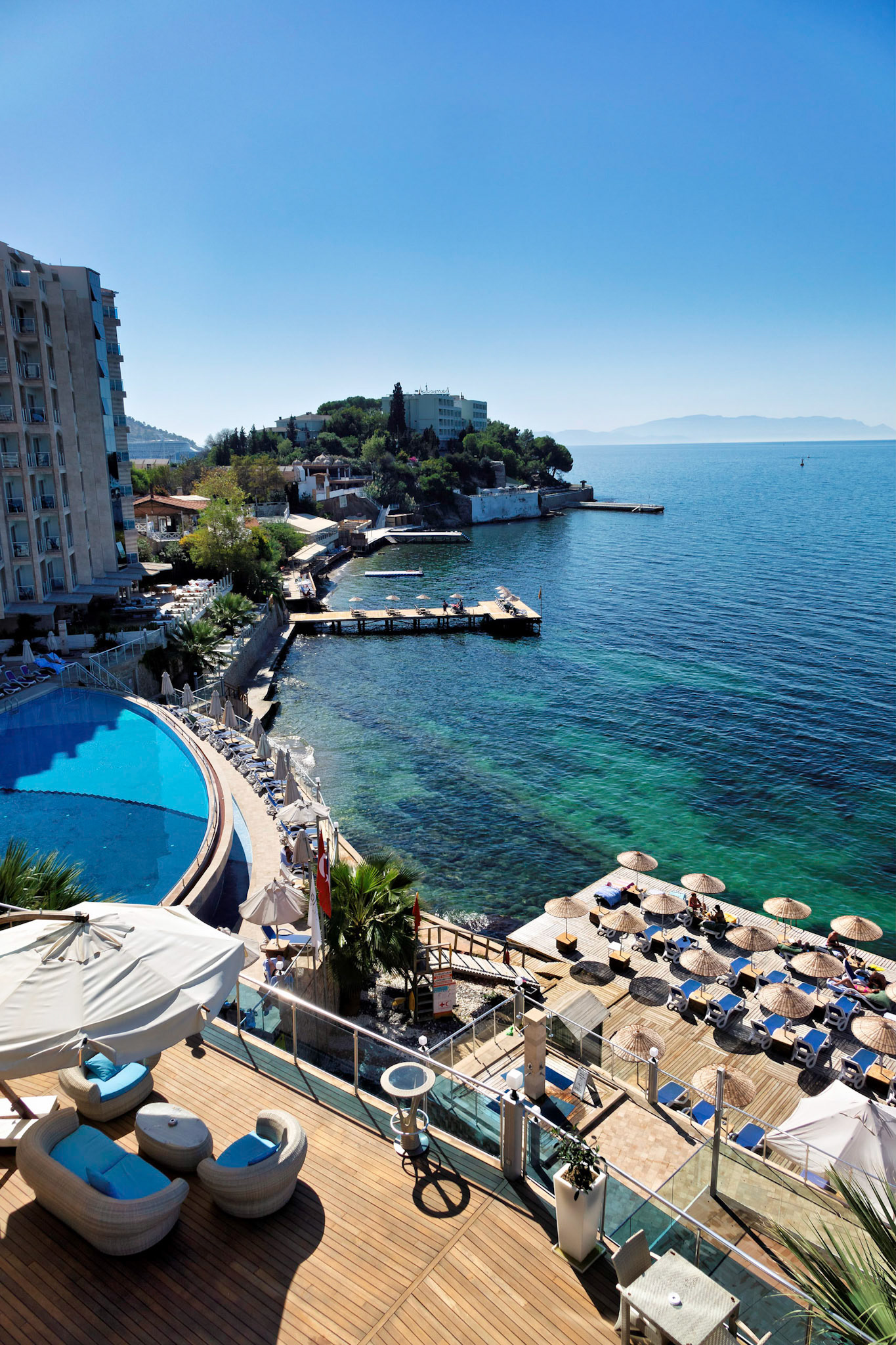 Day 15 View from hotel room balcony,, Kusadasi