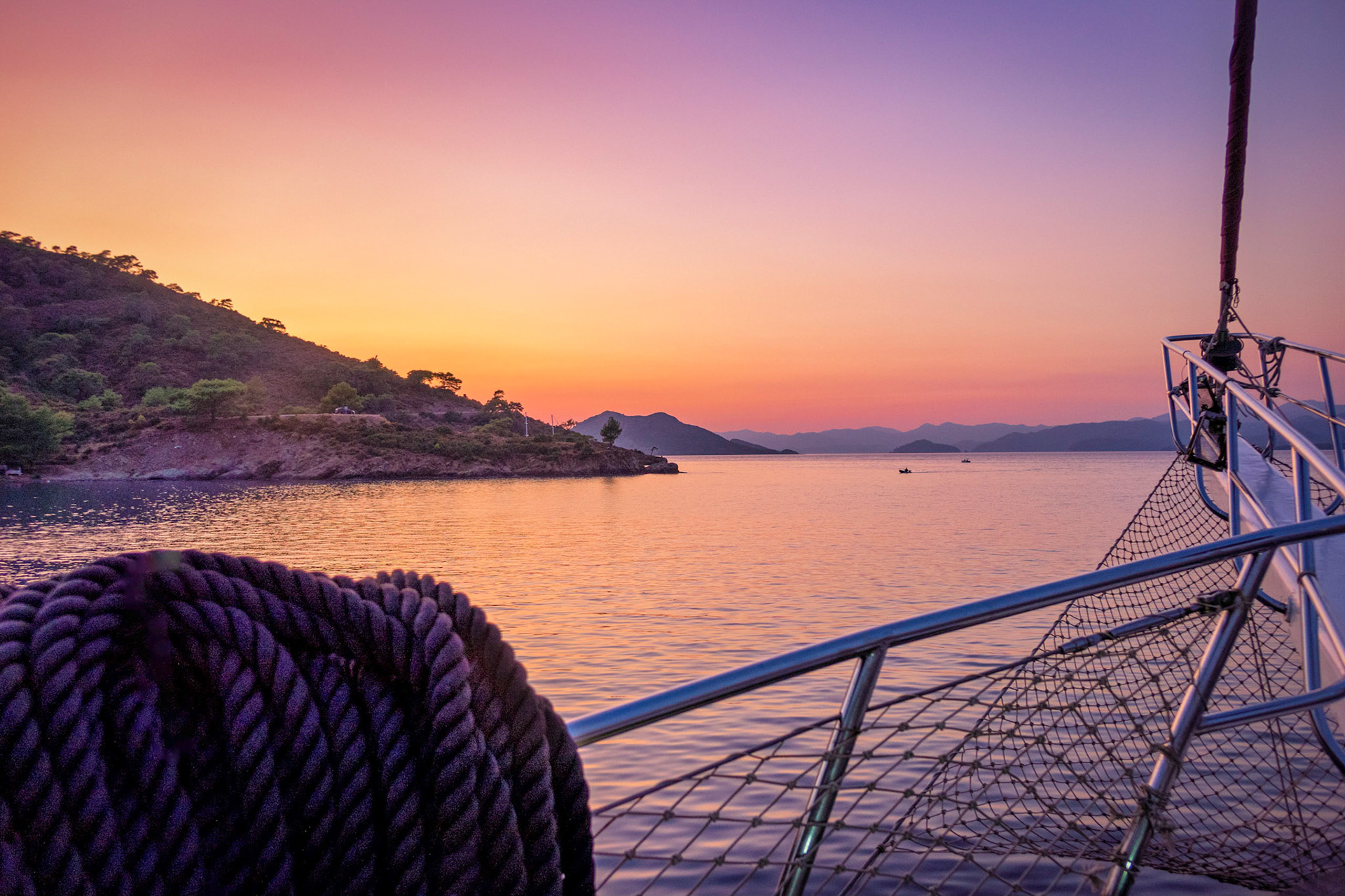 Day 11 Sunset from gulet