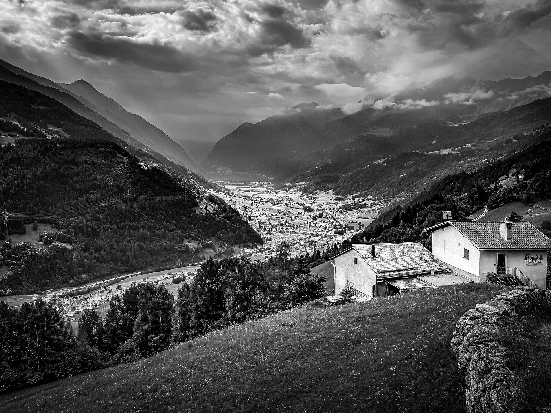 On the way to Diavolezza, Switzerland