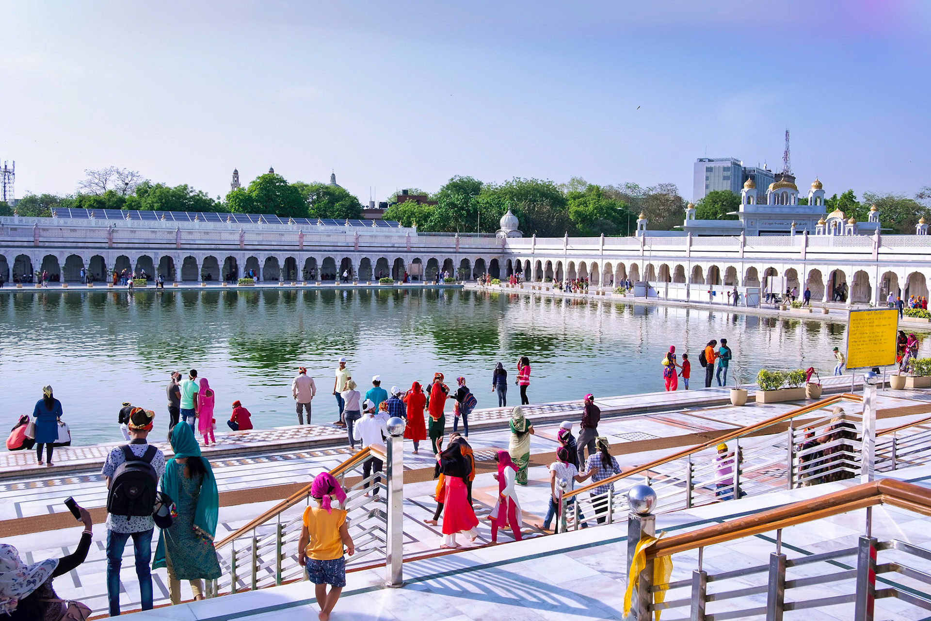Lake at Sikh temple