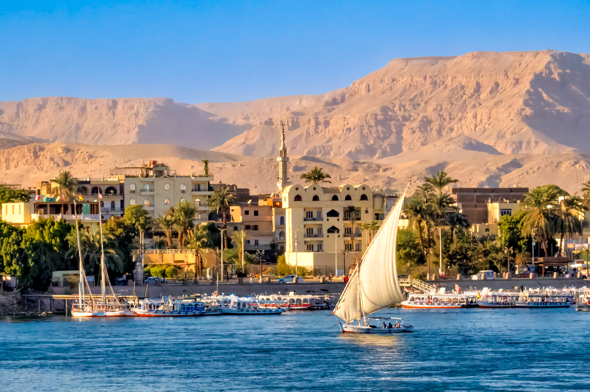 West Bank of Nile at Luxor