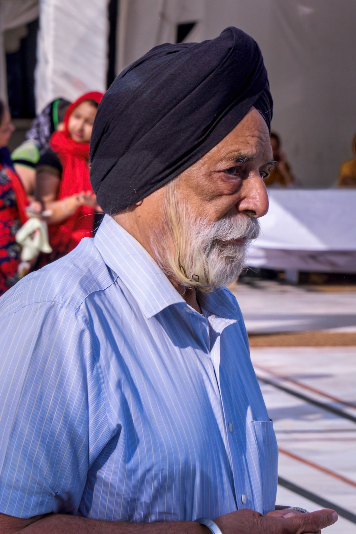 Courtyard of Sikh temple