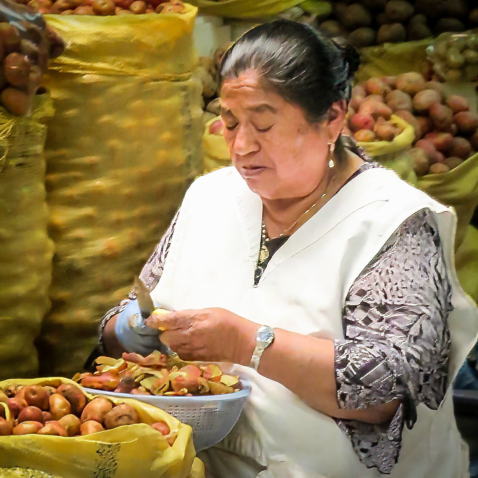 Farmers' market, Quito, Equador 2017