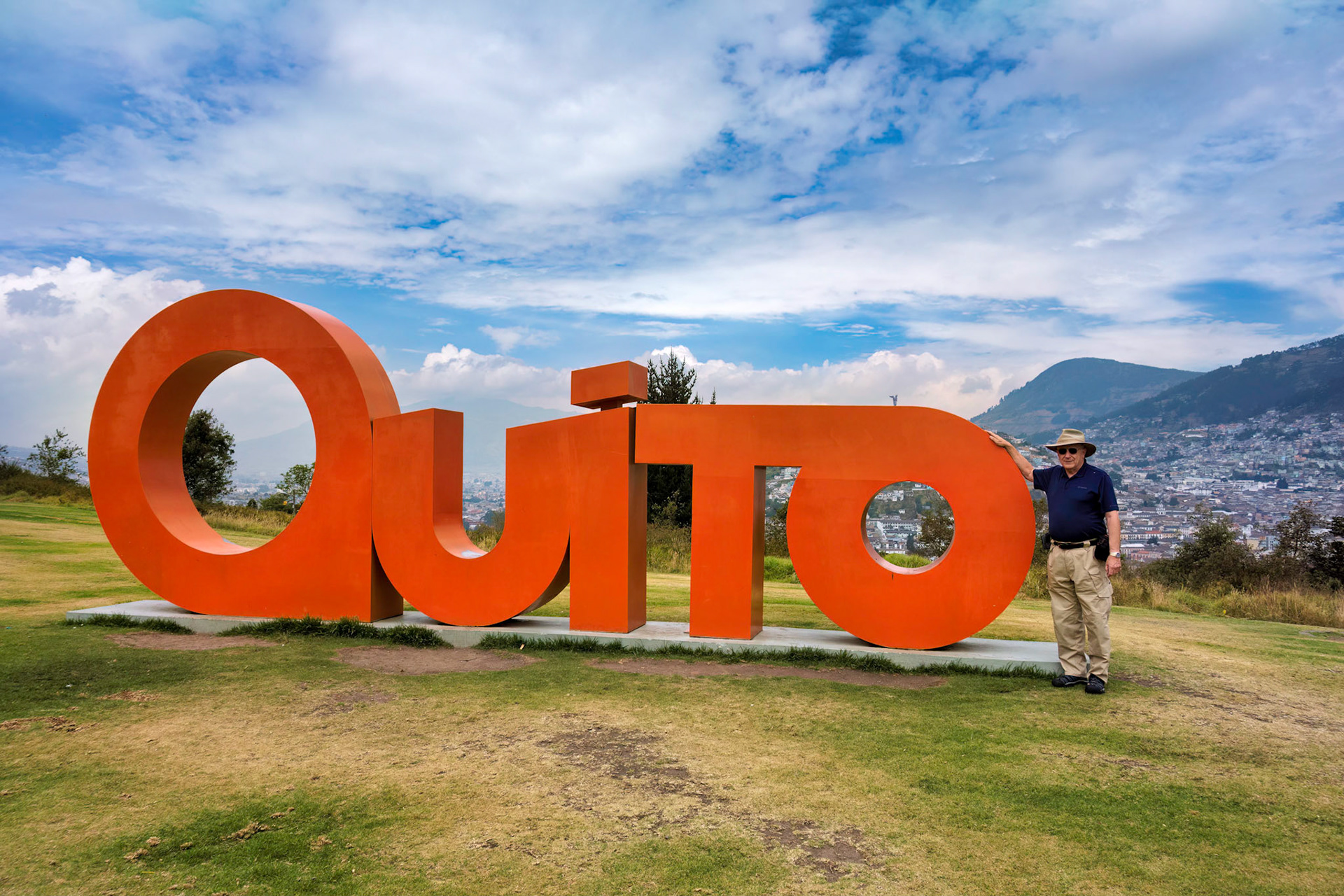 Hill overlooking Quito, Ecuador 2017